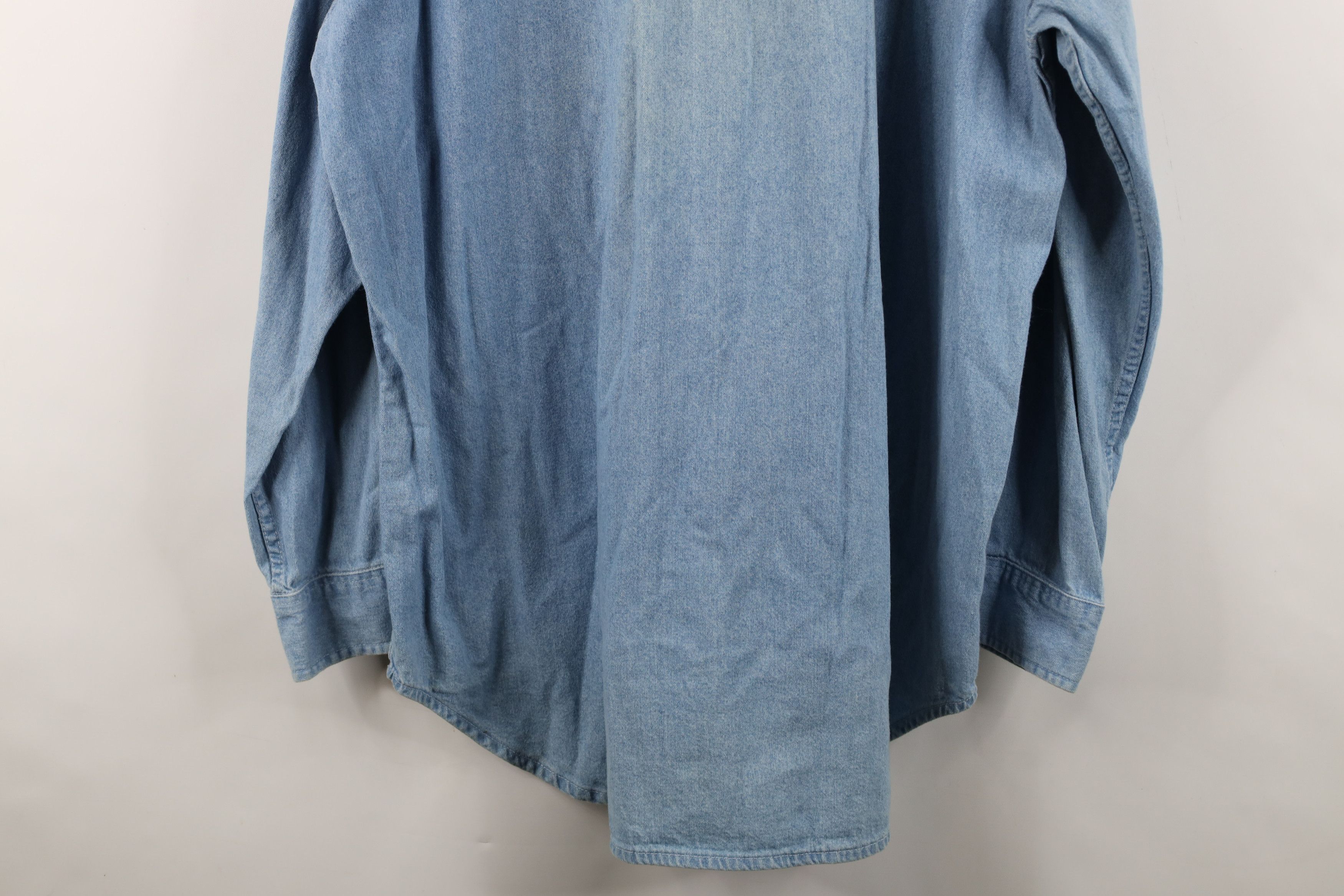 Vintage Vintage 90s Planet Hollywood Vegas Denim Button Down Shirt Size US XL / EU 56 / 4 - 14 Thumbnail