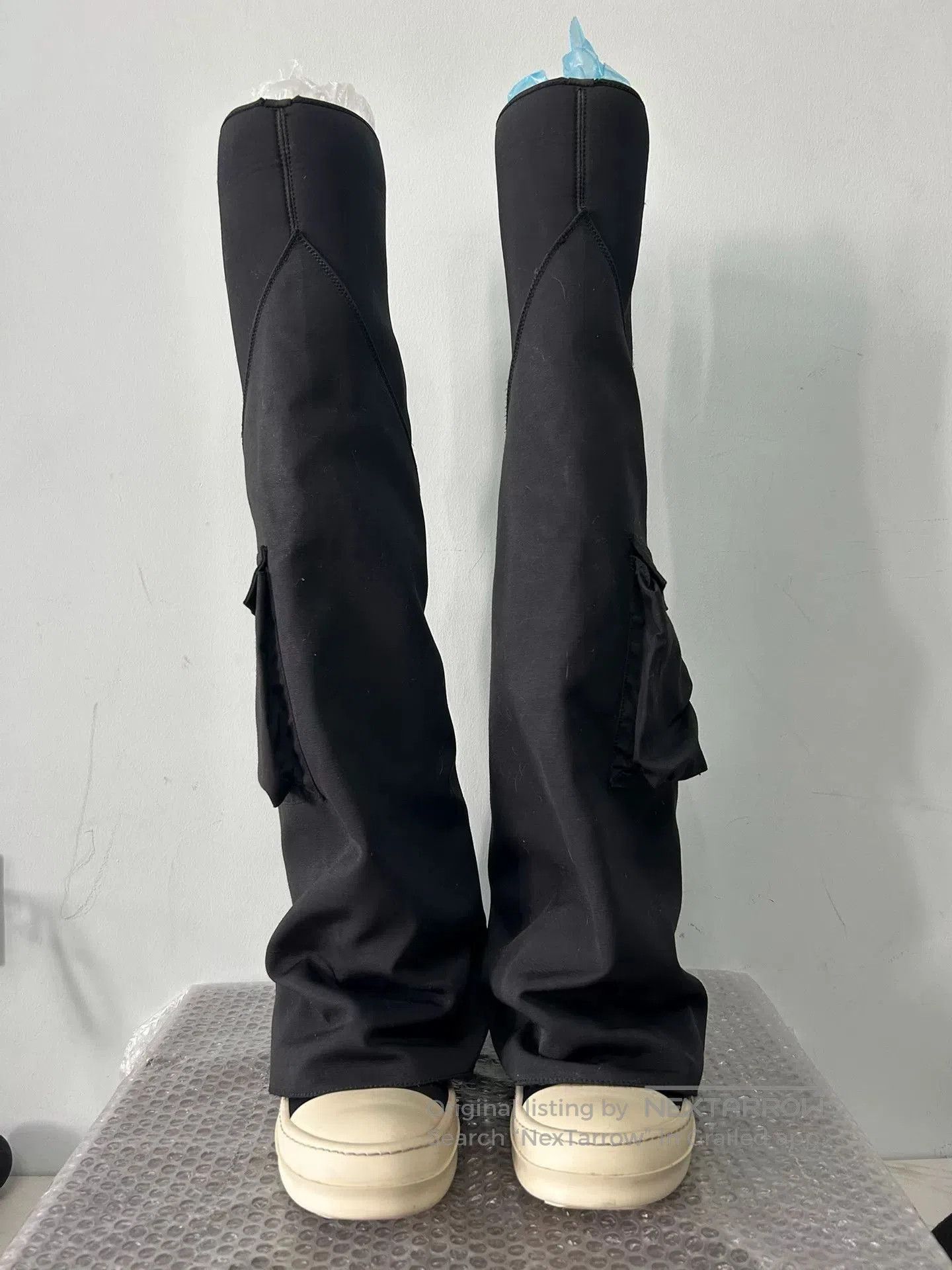 Rick Owens Rick Owens Black Pocket Knee-high Boots. Size US 5 / EU 37 - 2 Thumbnail
