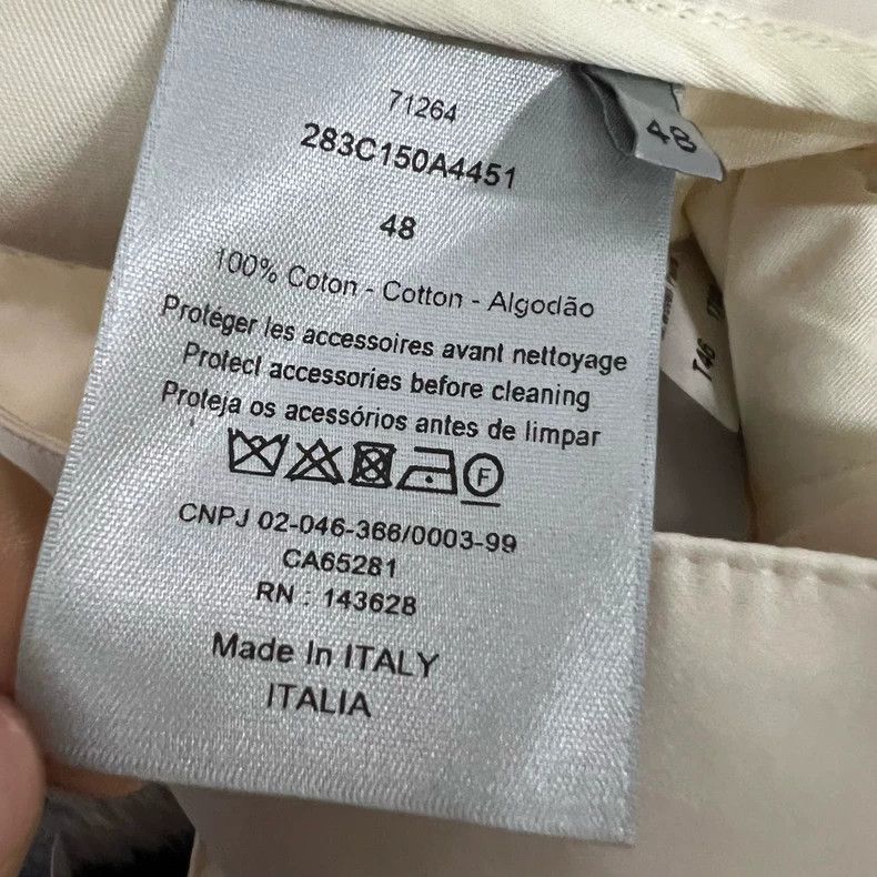 Dior Dior Beige buckle workwear shorts 2504-Nextarrow Size US 32 / EU 48 - 5 Thumbnail