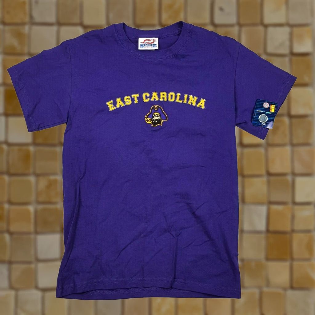 Vintage VINTAGE East Carolina Pirates Mens S Football NCAA College Purple Retro T Shirt Size US S / EU 44-46 / 1 - 1 Thumbnail