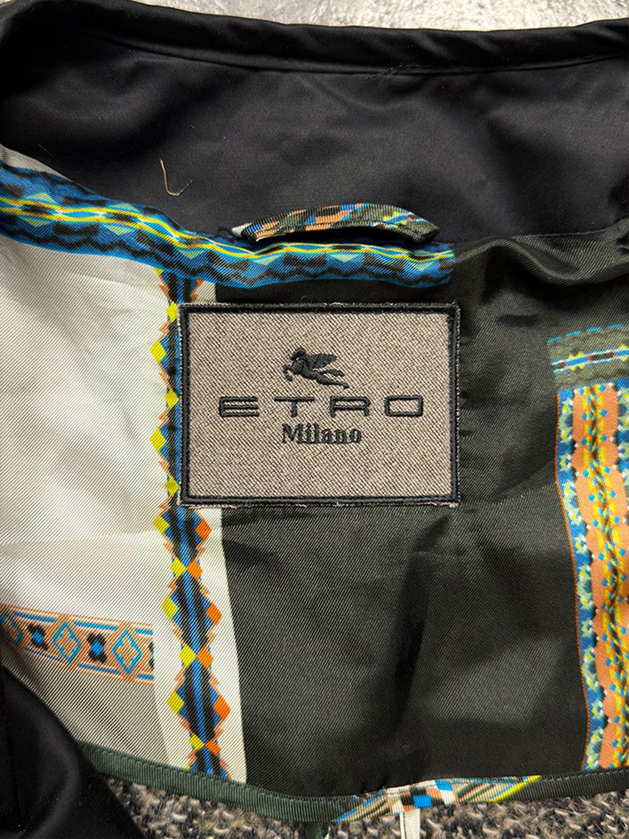 Etro Women's Etro Vintage Luxury Jacket Riri Zipper Made in Italy Size M / US 6-8 / IT 42-44 - 6 Thumbnail