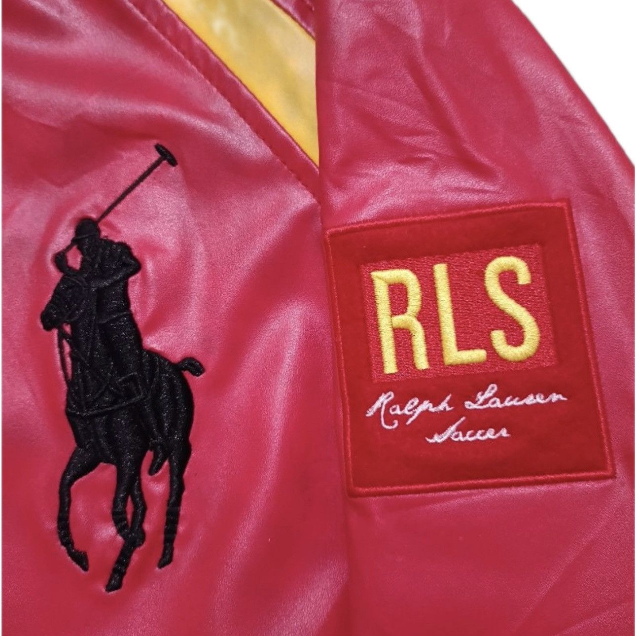 Polo Ralph Lauren ✨RARE✨ Polo Ralph Lauren Soccer Leather Jacket Size US M / EU 48-50 / 2 - 3 Thumbnail