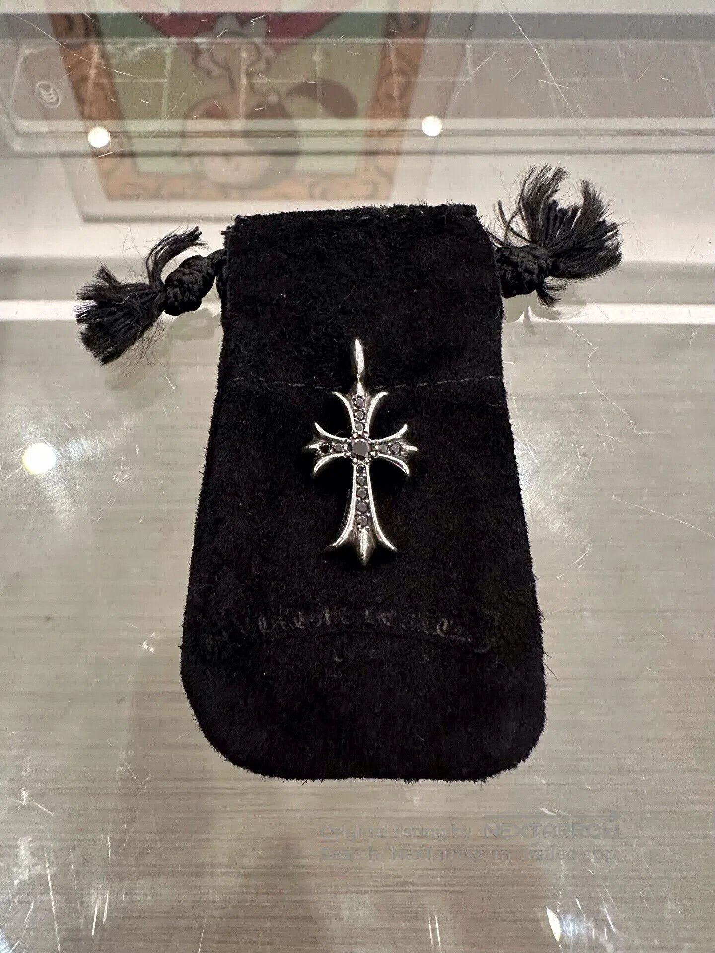 Chrome Hearts Chrome Hearts Tiny Gray Cross Pendant. Size ONE SIZE - 1 Thumbnail
