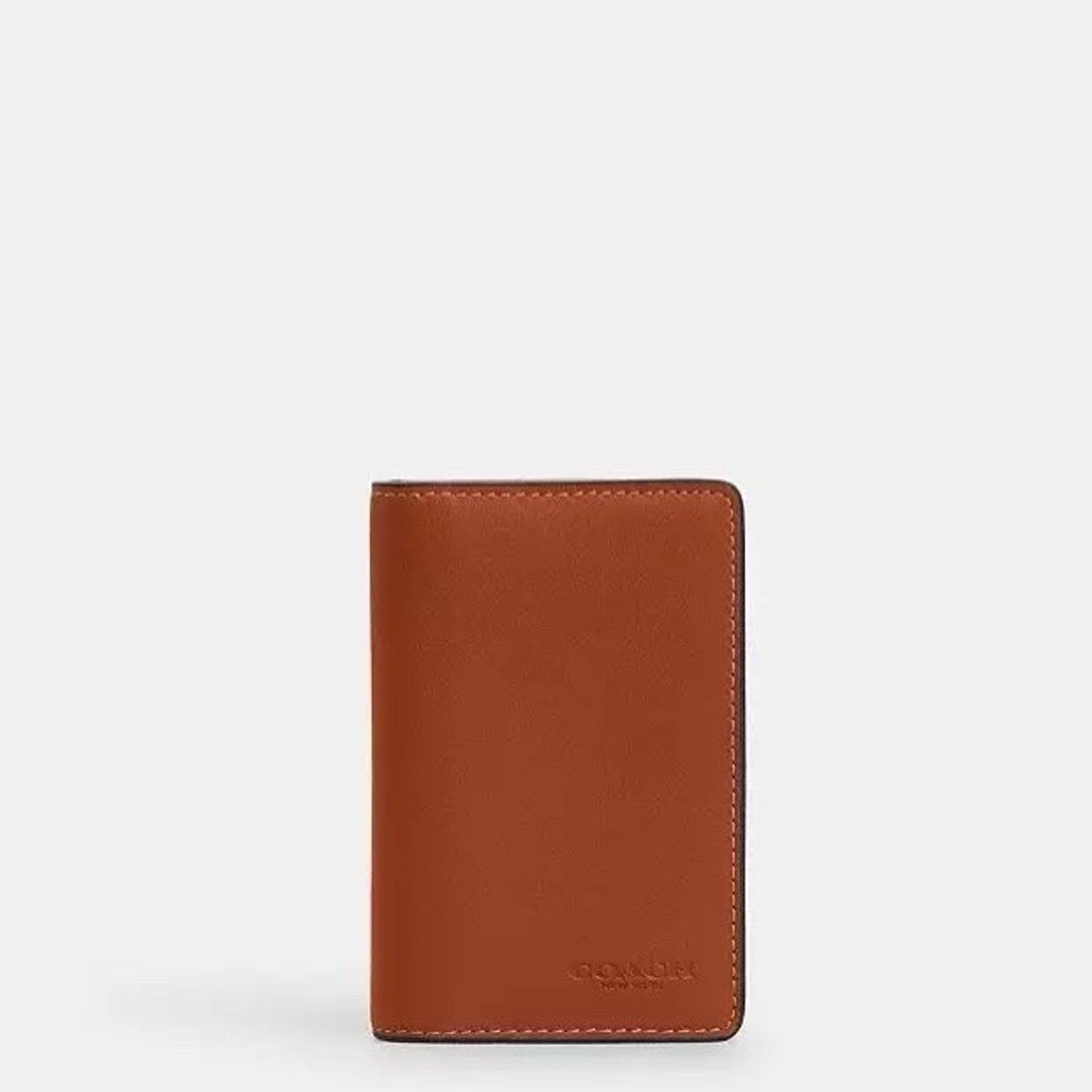 Coach NWT Coach CBJ74 Id License Credit Card Wallet Leather Tan Size ONE SIZE - 6 Thumbnail