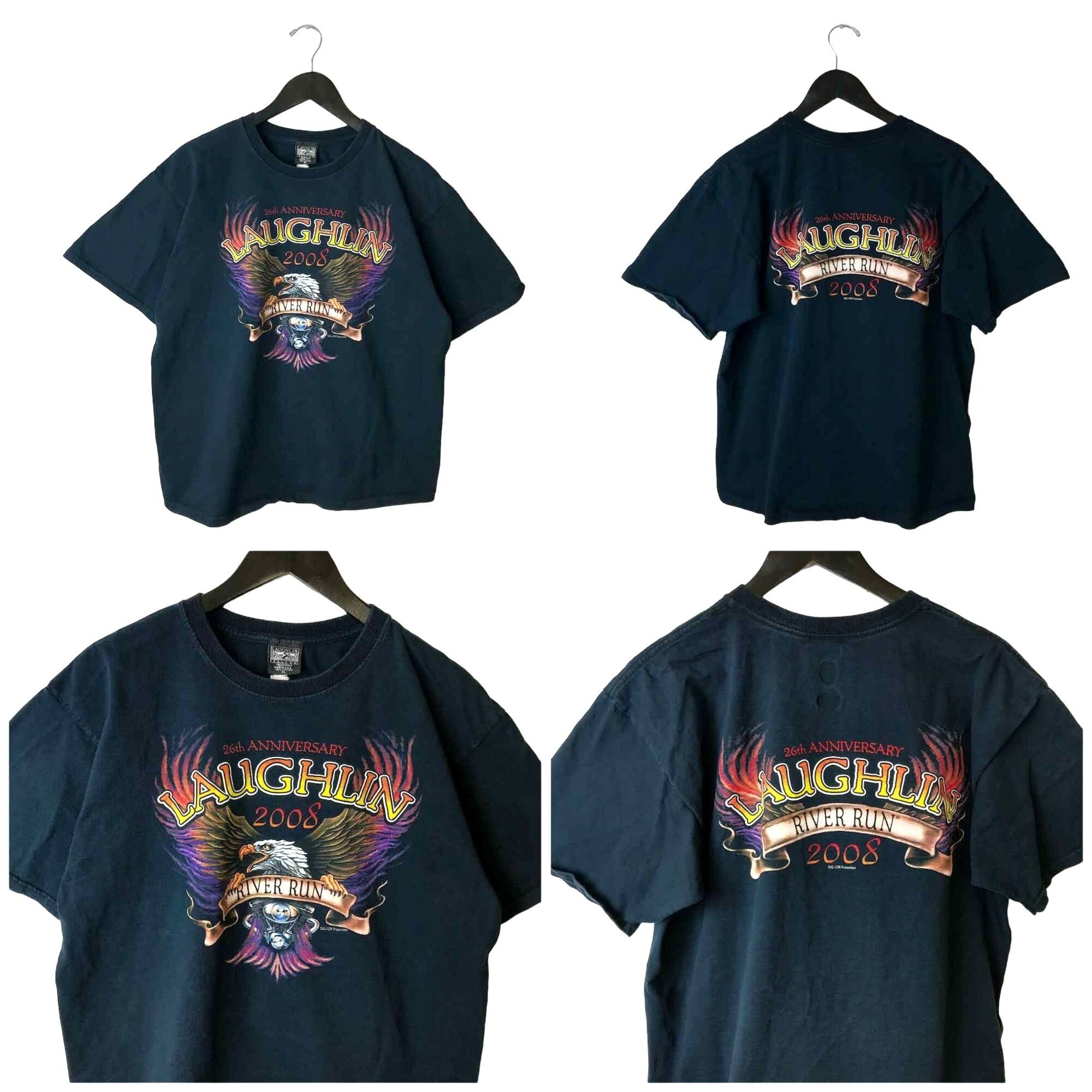 Vintage Vintage 2008 Laughlin River Run 26th Anniversary T Shirt XL ...