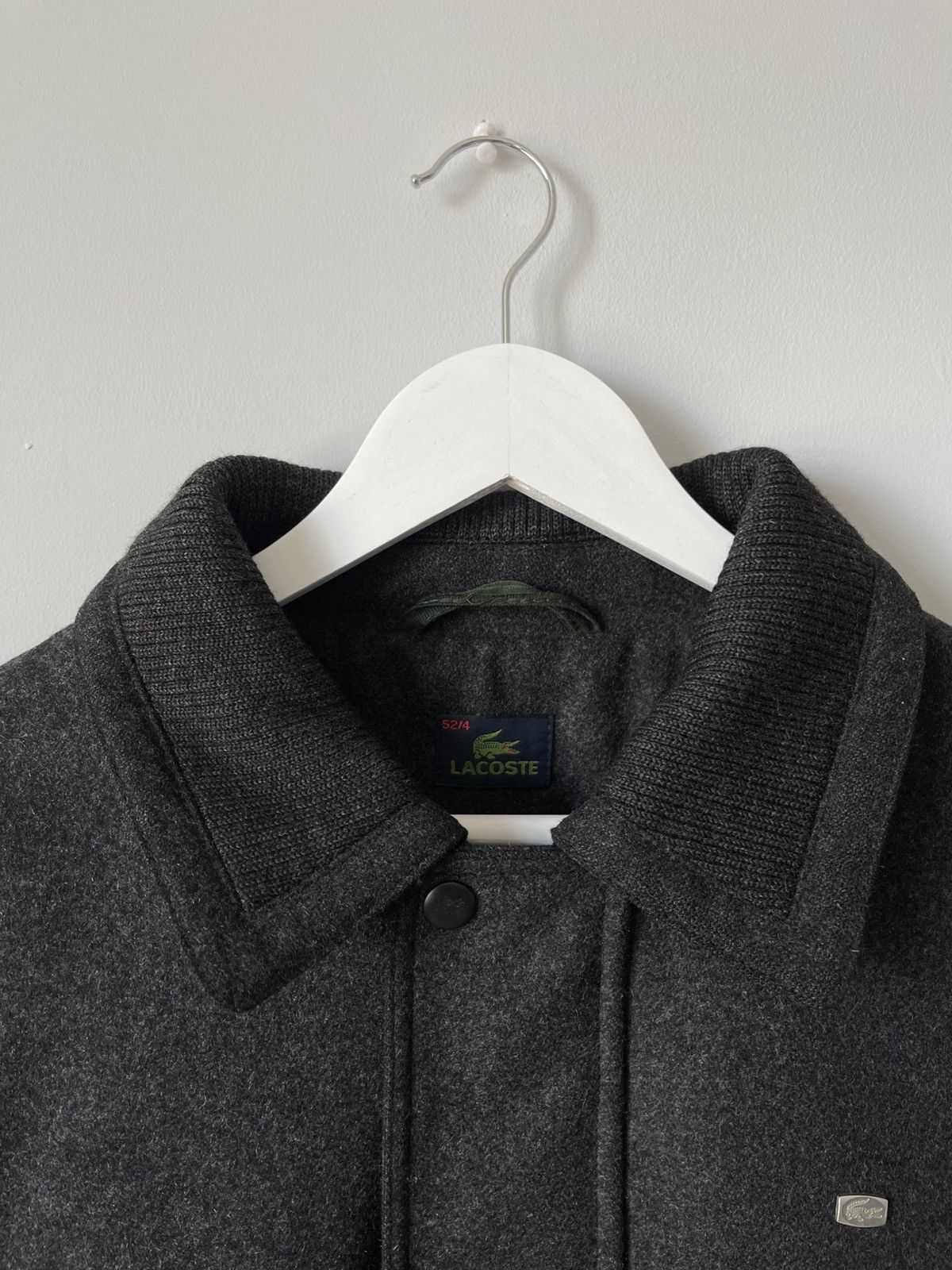 Lacoste VINTAGE LACOSTE WOOL BOMBER JACKET 90'S OLDMONEY FRANCE Size US L / EU 52-54 / 3 - 4 Thumbnail