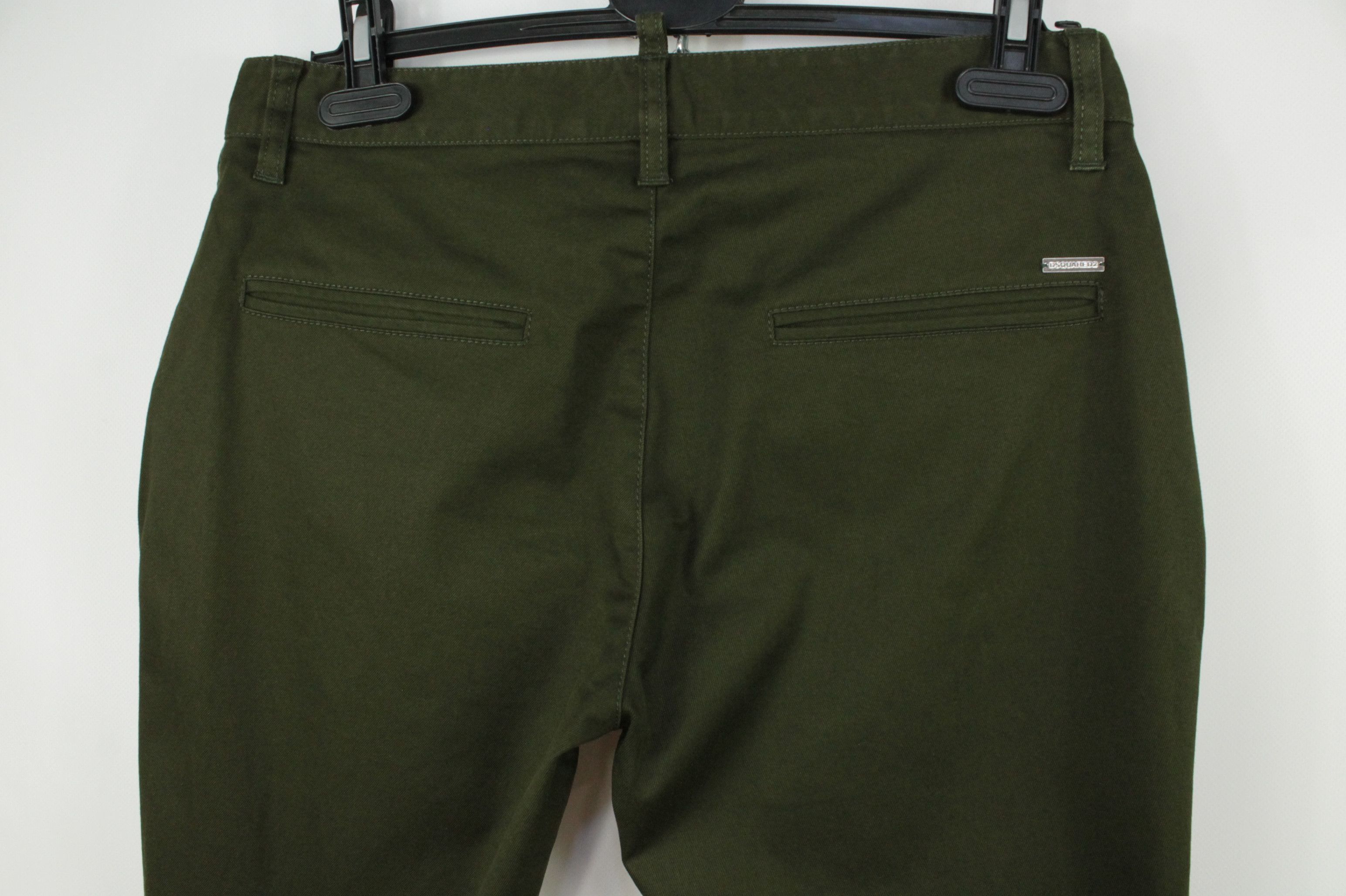 Dsquared2 Dsquared2 Twill Stretch Cotton Cropped Chino Pants Women's Size 27" / US 4 / IT 40 - 6 Thumbnail
