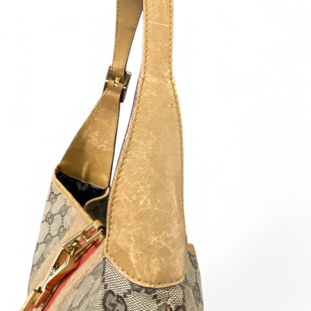Gucci Gucci - Sherry Line Vintage Beige Shoulder Bag Monogram Size ONE SIZE - 5 Thumbnail