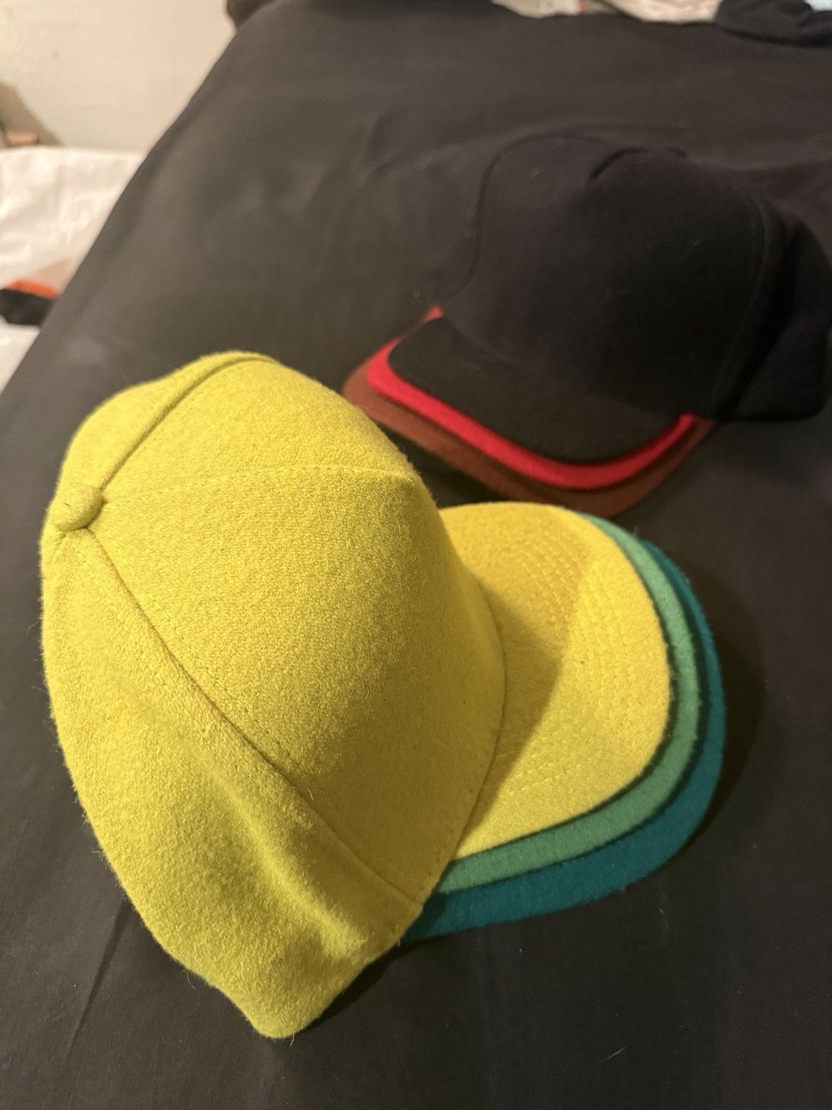 Aris Tatalovich Aris Tatalovich Triple brim layer hat Size ONE SIZE - 1 Thumbnail