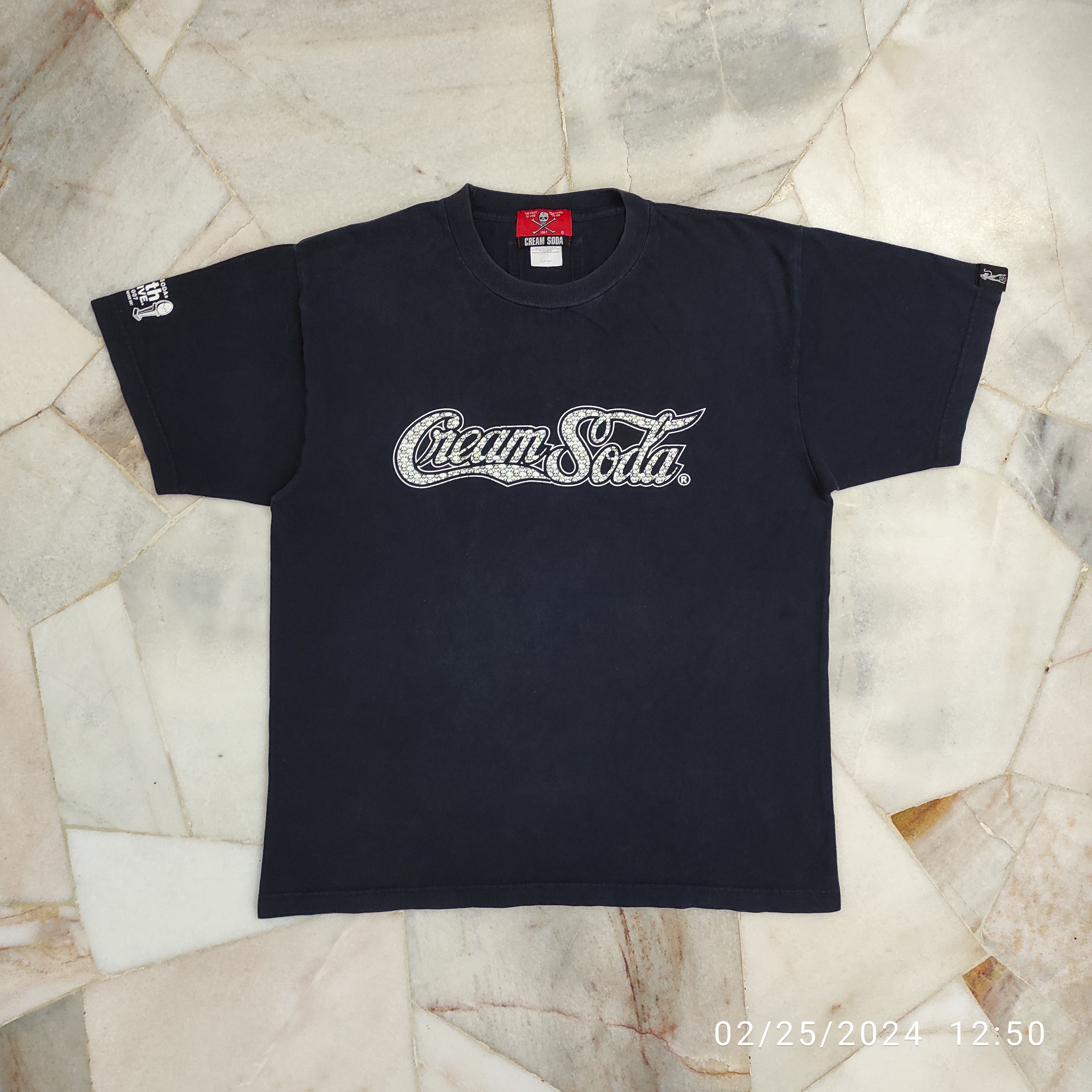 Japanese Brand Ss2007 CREAM SODA ANNIVERSARY TEE Size US L / EU 52-54 / 3 - 14 Thumbnail