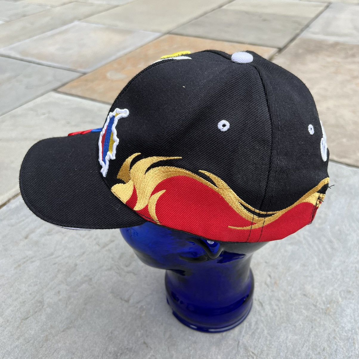 Other Columbia South America Embroidered Black Strapback Hat Size ONE SIZE - 4 Thumbnail
