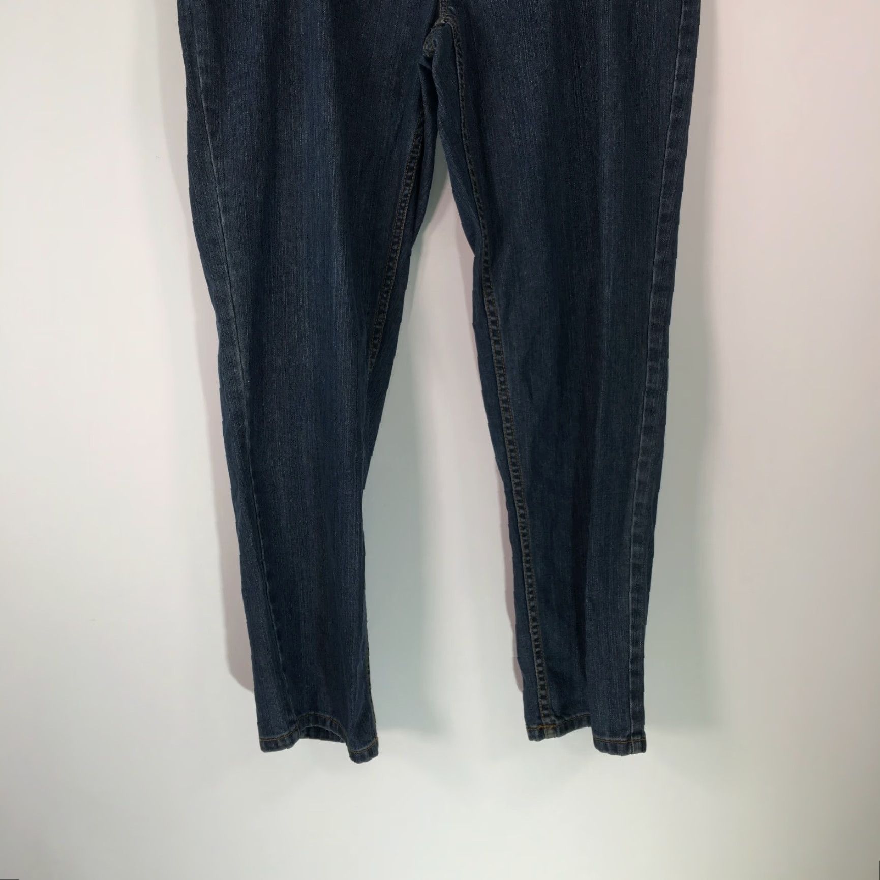 Lands' End Lands' End Jeans Mens 38x30 Blue Regular Tapered Denim 5-Pocket Size US 38 / EU 54 - 4 Thumbnail