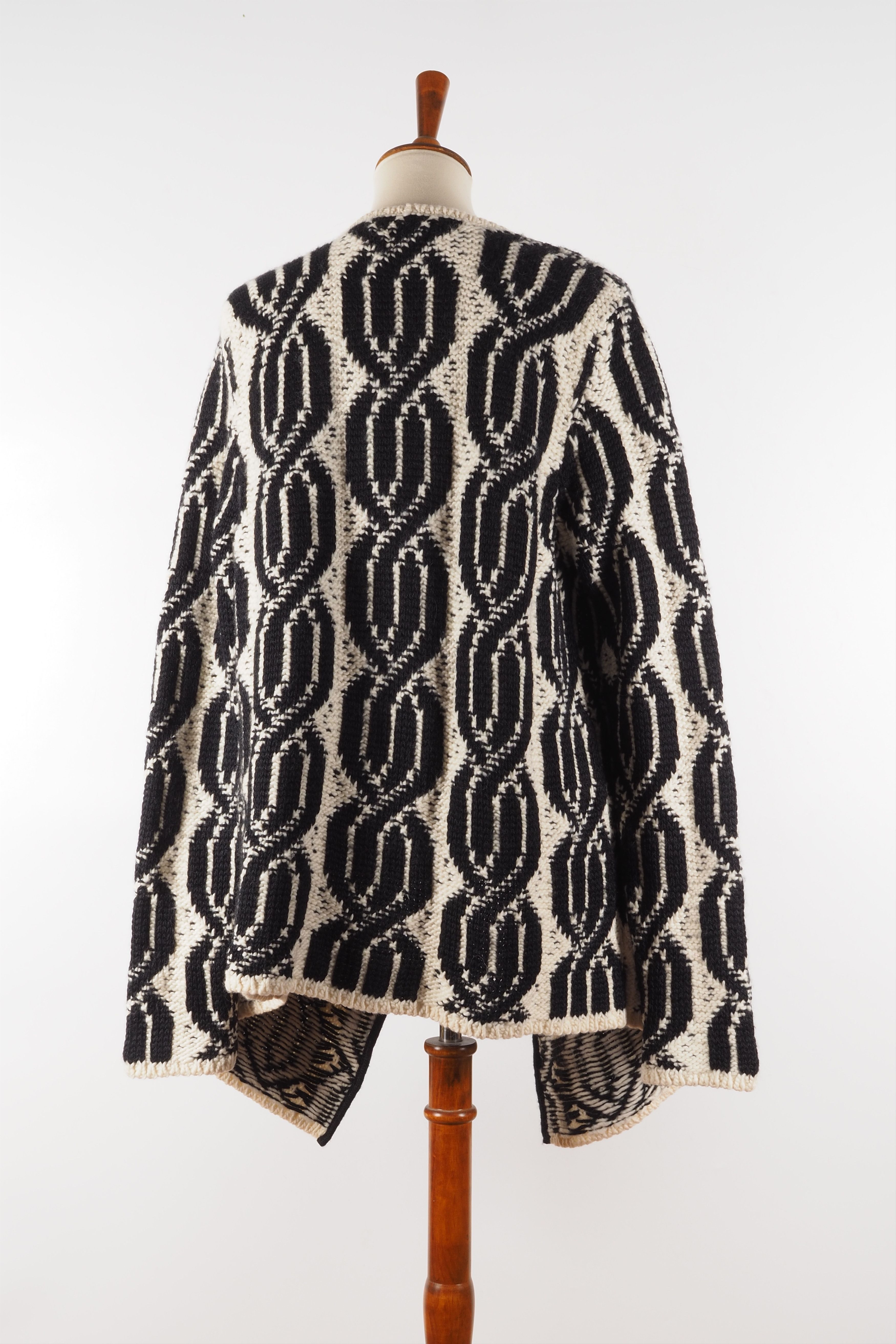 ba&sh Ba&sh Cardinal Cozy Boho Wool Oversized Cape Cardigan Size L / US 10 / IT 46 - 5 Thumbnail