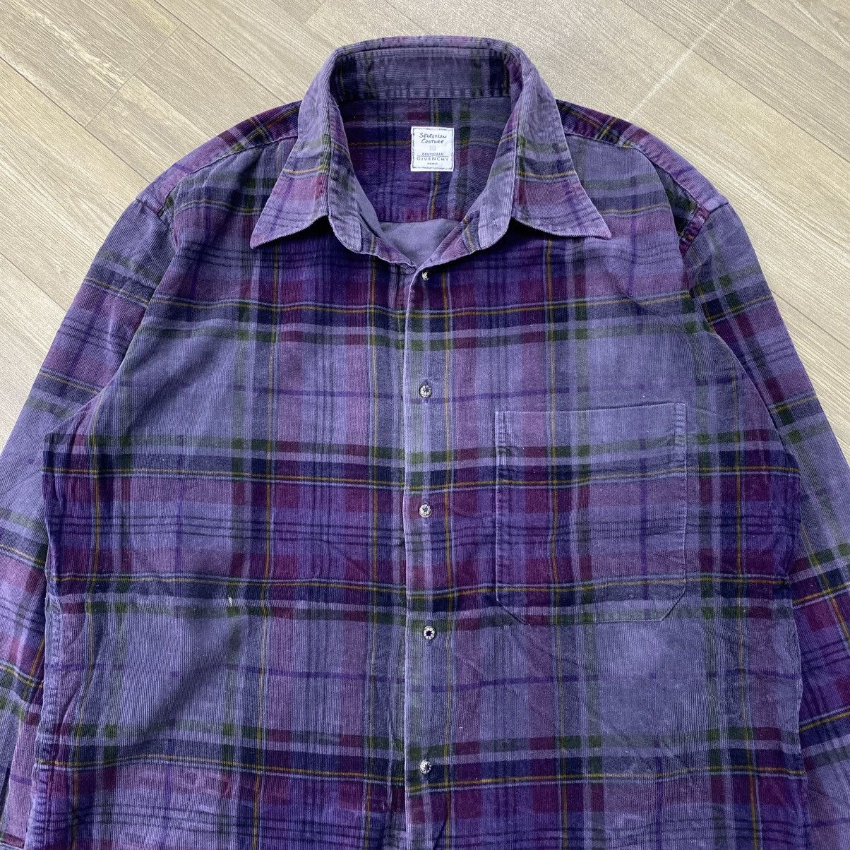 Givenchy Givenchy Paris Selection Culture Plaid Pattern Flannel Size US L / EU 52-54 / 3 - 2 Thumbnail