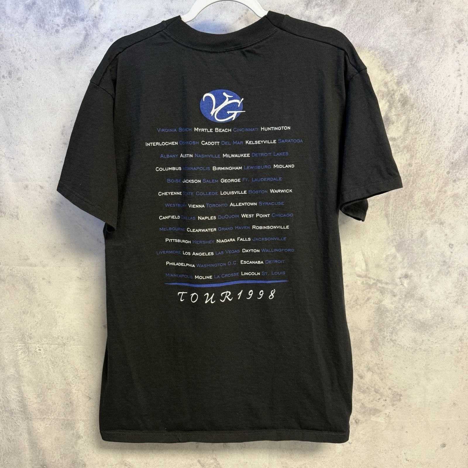 Band Tees Vintage 90s Vince Gill Band Tour Shirt Men’s XL 22.5x30 Blac Size US XL / EU 56 / 4 - 2 Thumbnail