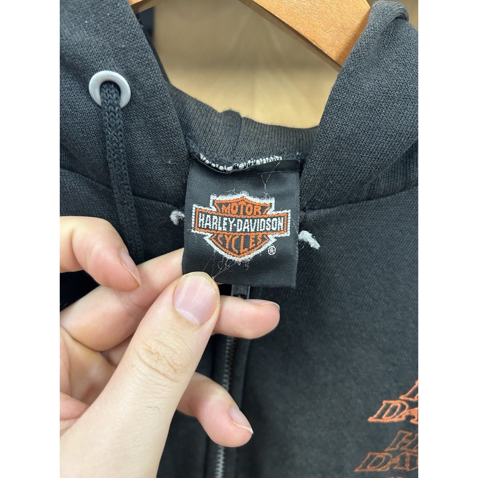 Harley Davidson VTG Harley Davidson Sweatshirt Hoodie Large Faded 1993 USA Size US L / EU 52-54 / 3 - 5 Thumbnail