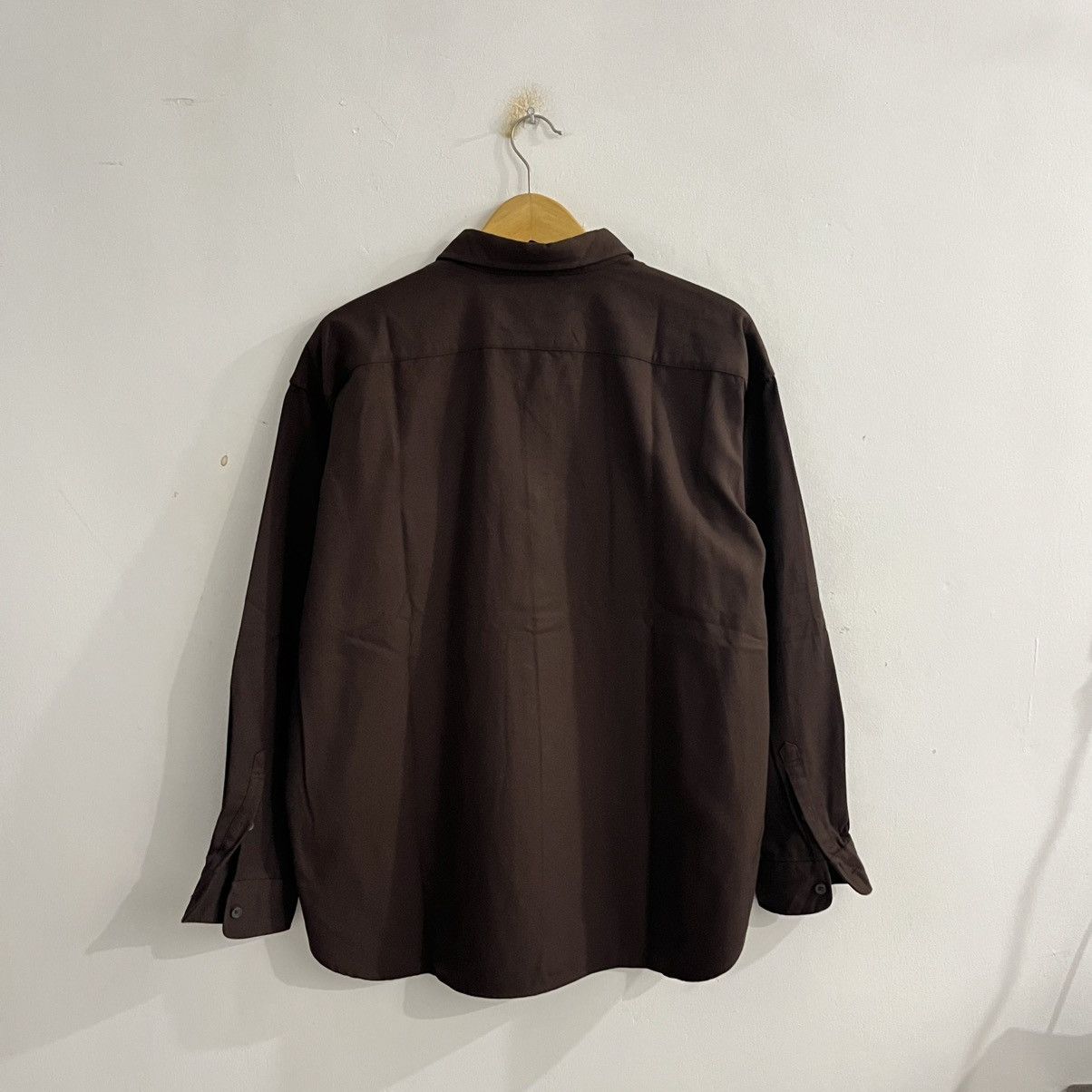 Japanese Brand Rageblue LS Brown Button Up Size US M / EU 48-50 / 2 - 6 Thumbnail