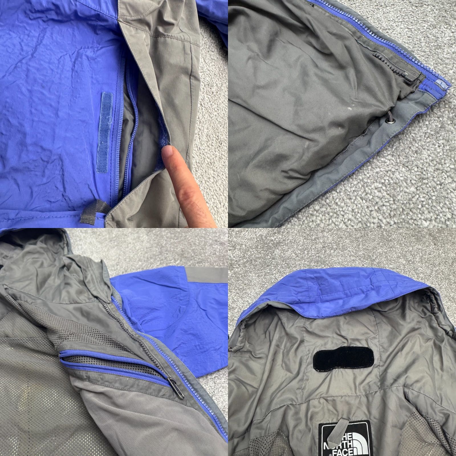 The North Face VINTAGE The North Face Summit Series Gore-Tex XCR Hoodie Jacket Womens M Blue Logo Zipper Pockets Mid-Length Full Zip Size M / US 6-8 / IT 42-44 - 8 Thumbnail