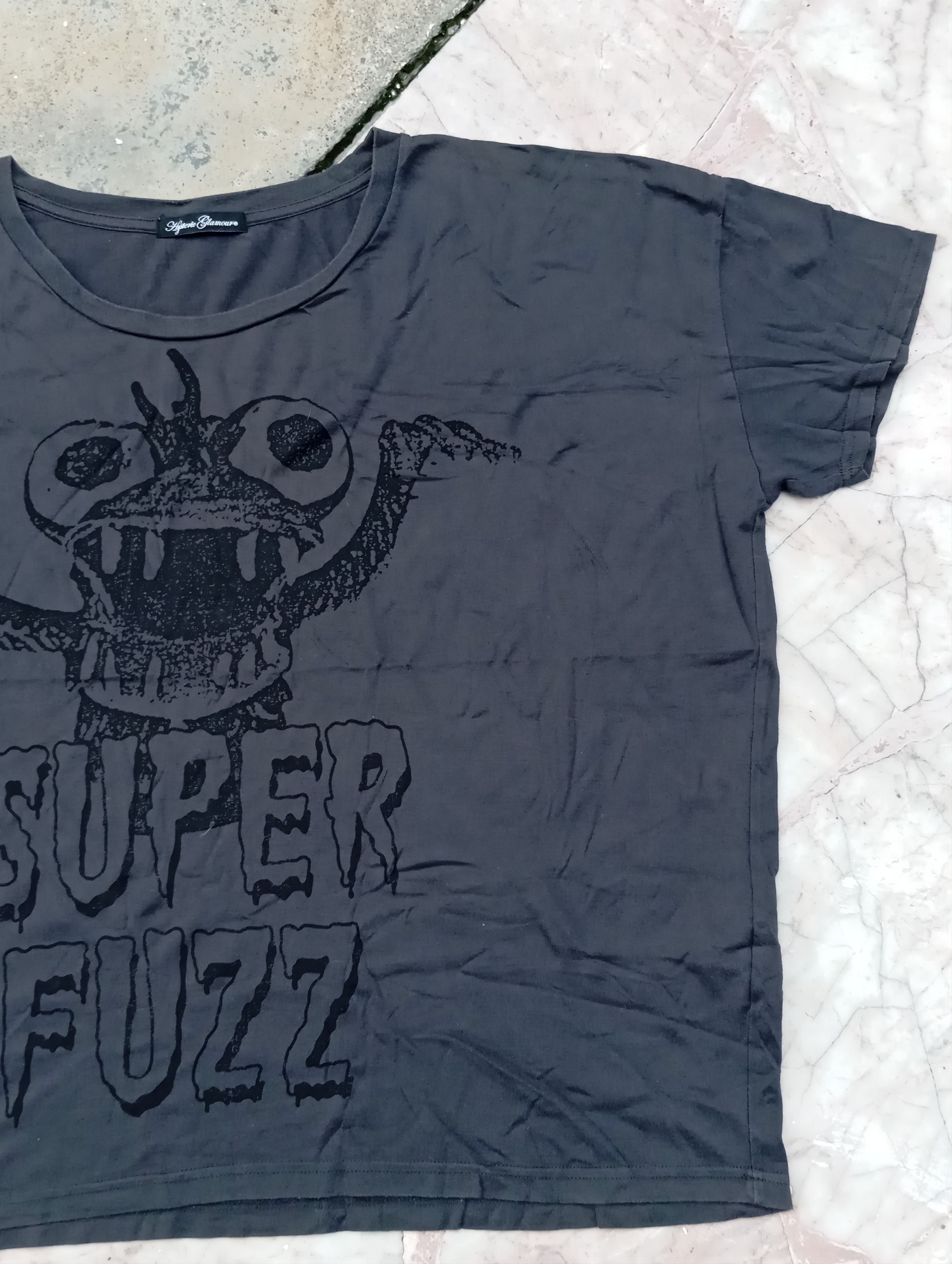 Hysteric Glamour × Japanese Brand × Vintage Vtg Hysteric Glamour Superfuzz front hit tee Size L / US 10 / IT 46 - 4 Thumbnail