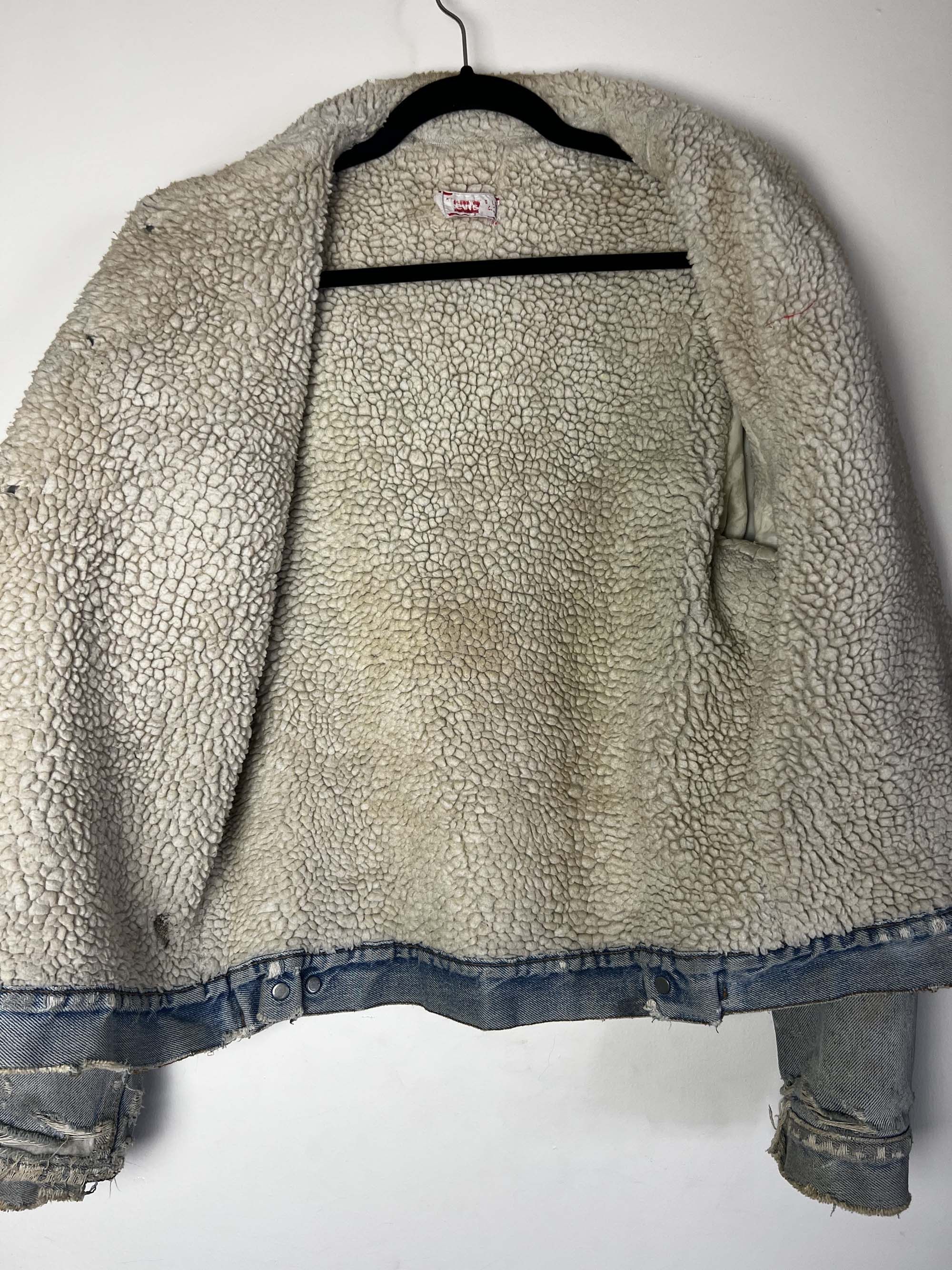 Levi's Vintage Clothing Vintage 1970's Levi's Denim Jacket with Sherpa Lining Size US M / EU 48-50 / 2 - 16 Thumbnail