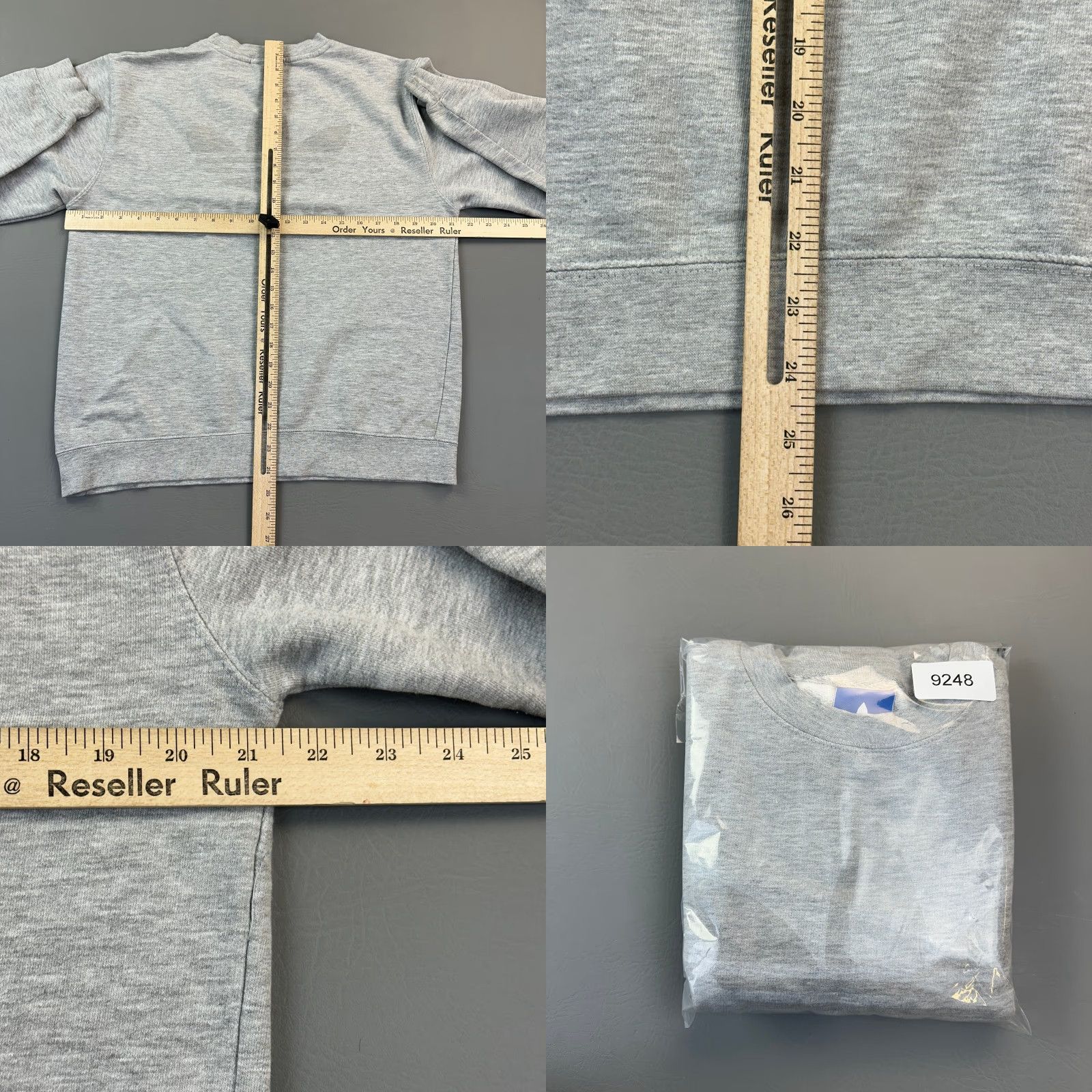 Adidas Adidas Originals Sweatshirt Mens Medium Gray Trefoil Logo Crewneck Pullover Shirt Men M Gray Graphic Print All Seasons Crew Neck Sweatshirt Size US M / EU 48-50 / 2 - 9 Thumbnail