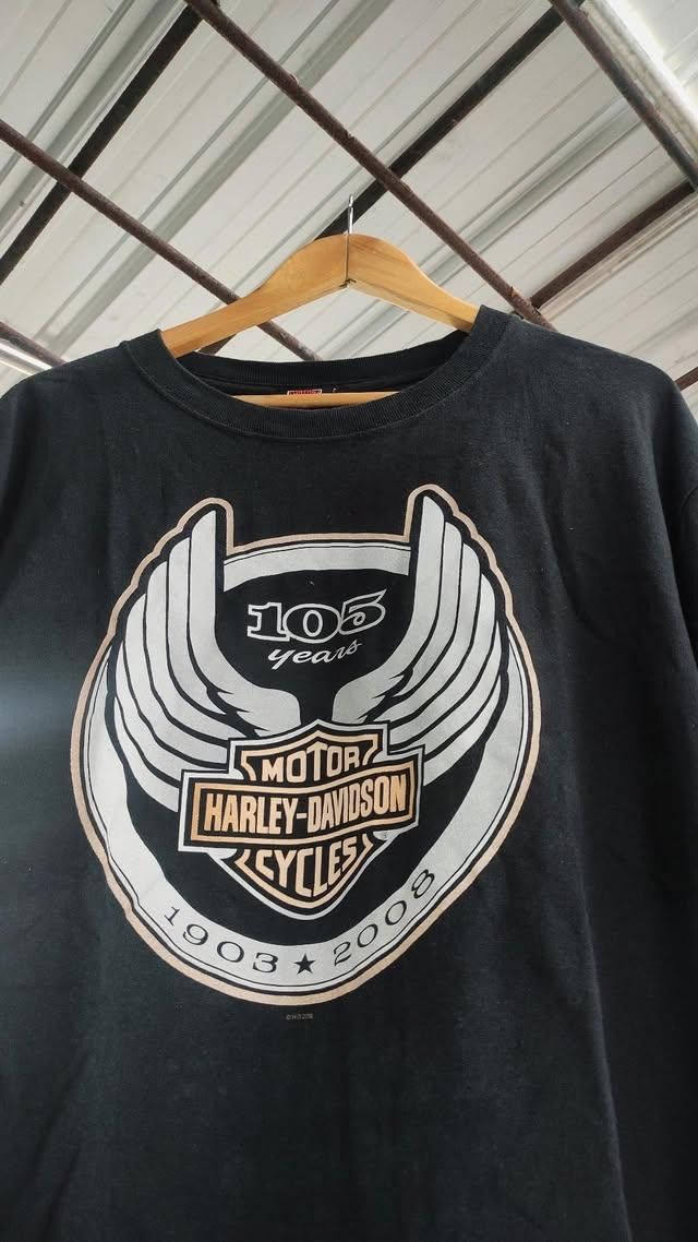 Harley Davidson × RAGEBLUE × Vintage Vintage 105 years aniversary Harley Davidson Shirt Tee Size US L / EU 52-54 / 3 - 9 Thumbnail