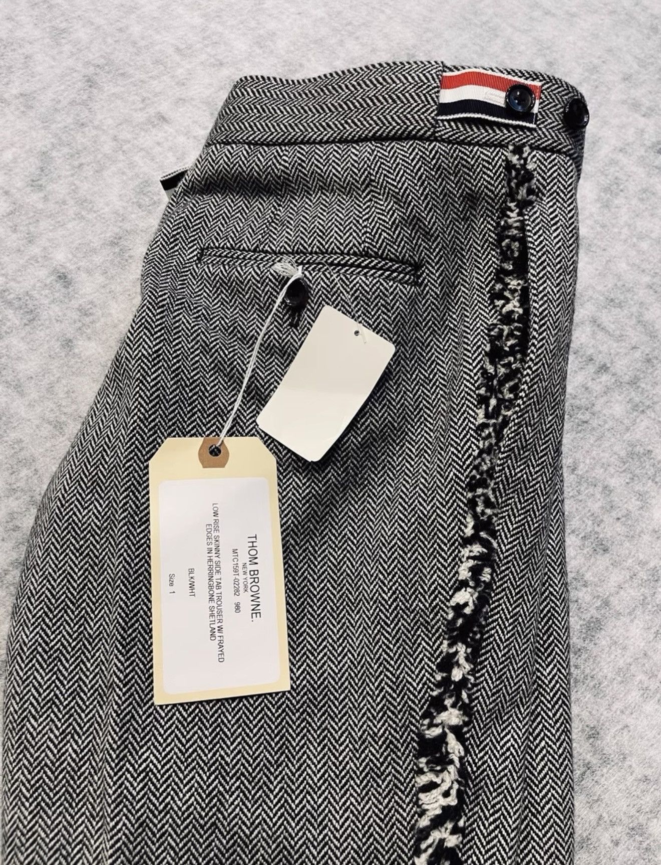 Thom Browne Thom Browne Frayed Edge Wool Trousers Size US 31 - 3 Thumbnail