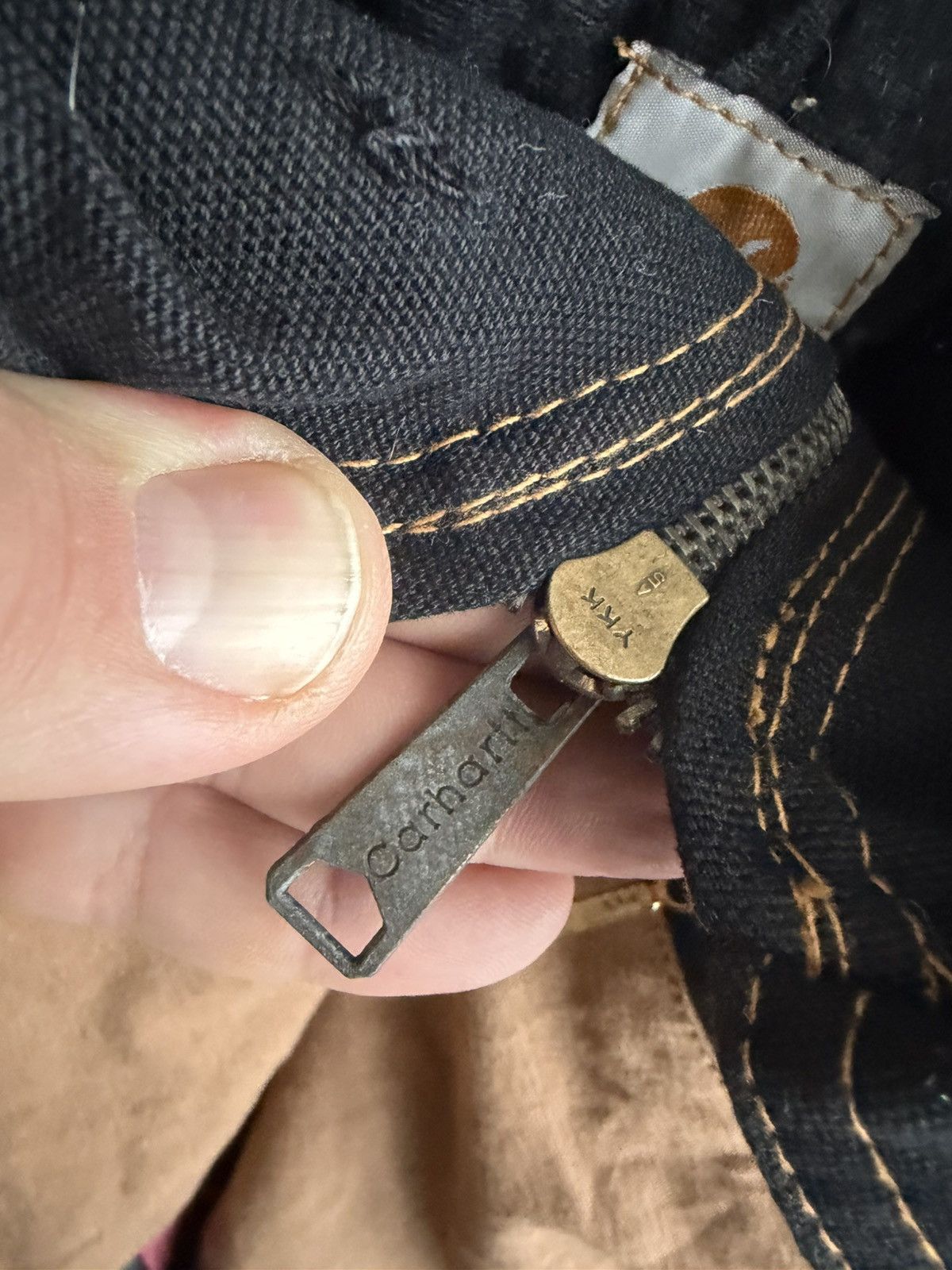 Carhartt Vintage Custom Carhartt Reworked Detroit Jacket Patchwork Size US L / EU 52-54 / 3 - 9 Thumbnail