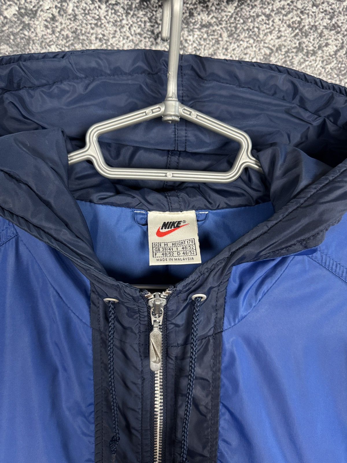 Nike Nike Vintage Anorak Jacket Swoosh Hooded Windbreaker Size M Size US M / EU 48-50 / 2 - 7 Thumbnail