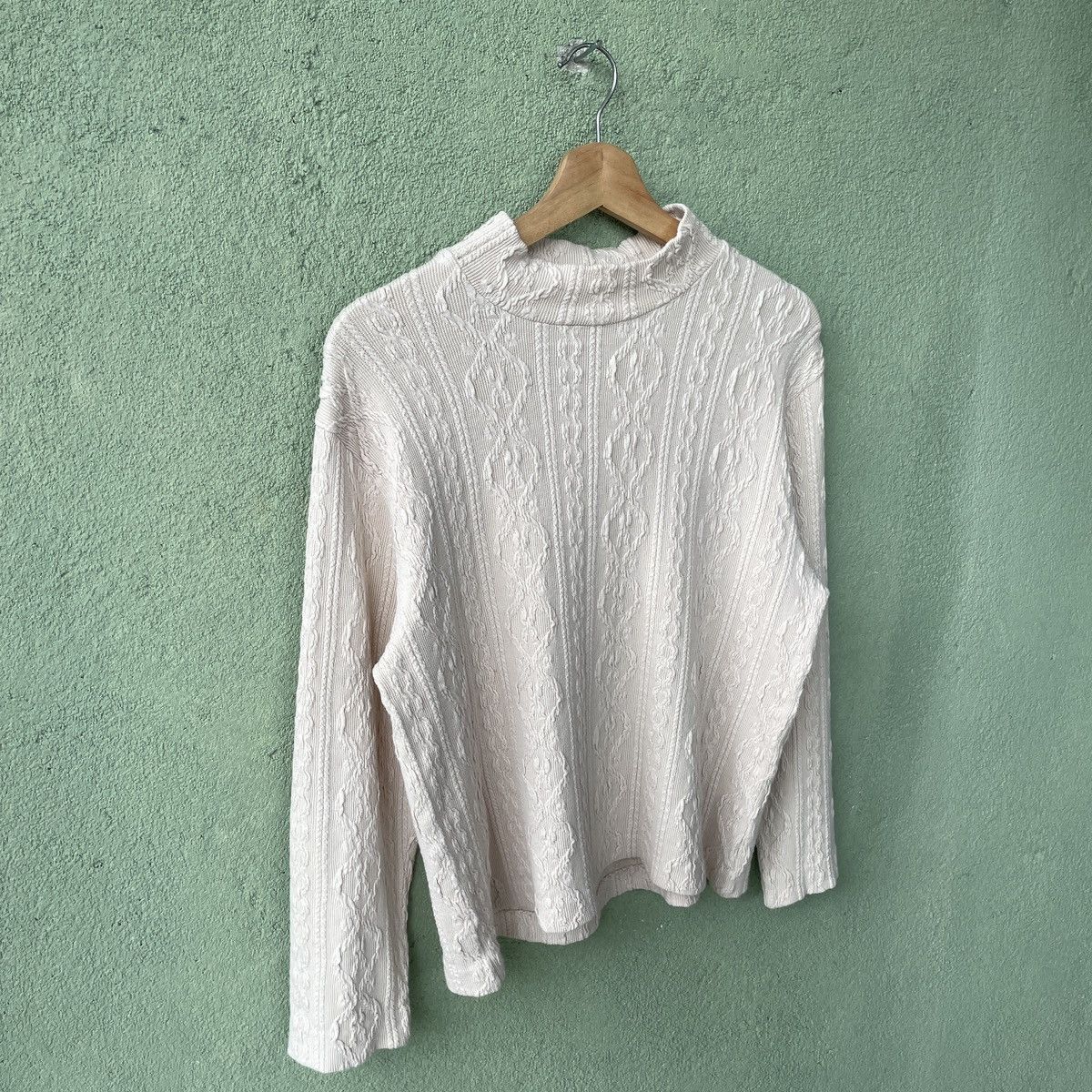 Aran Isles Knitwear Vintage Japanese Embroidered Cable Knit Sweater Jumper Size US M / EU 48-50 / 2 - 2 Thumbnail