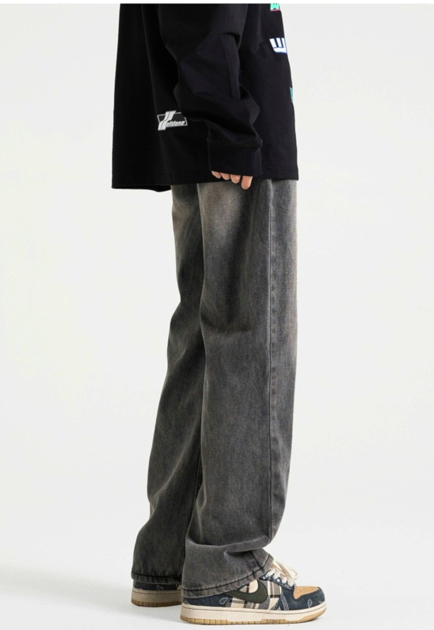 Designer × Japanese Brand × Vintage Vintage Punk Washed Oversize Pants Streetwear Rave Size US 31 - 4 Thumbnail