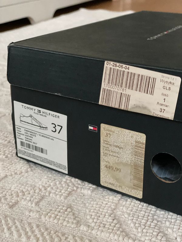 Tommy Hilfiger white sneakers tommy hilfiger VENUS leather Size US 4.5 / IT 34.5 - 8 Thumbnail