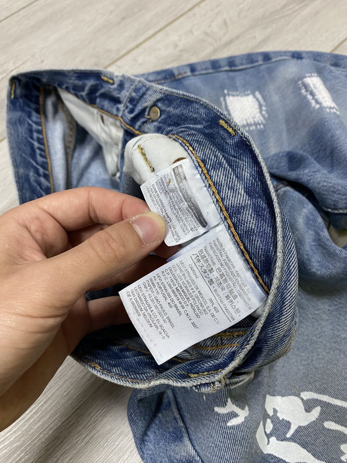 Levi's Levi’s 💀 vintage custom skull girls jeans Size US 32 / EU 48 - 11 Thumbnail