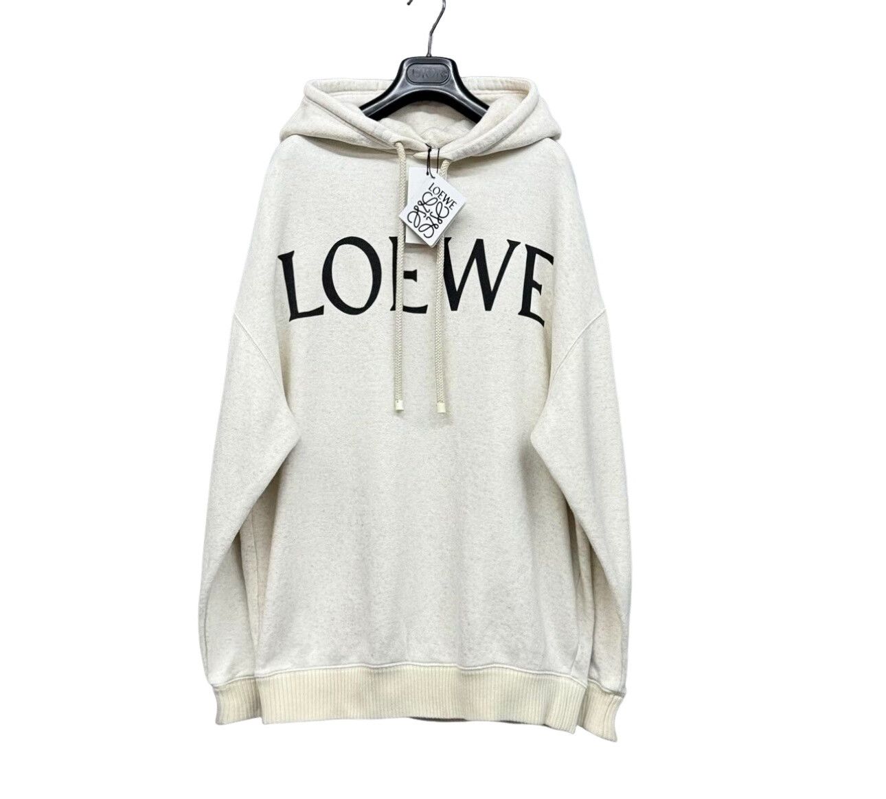 Loewe Loewe Logo Cotton Blend Hoodie Size M Size US M / EU 48-50 / 2 - 1 Thumbnail
