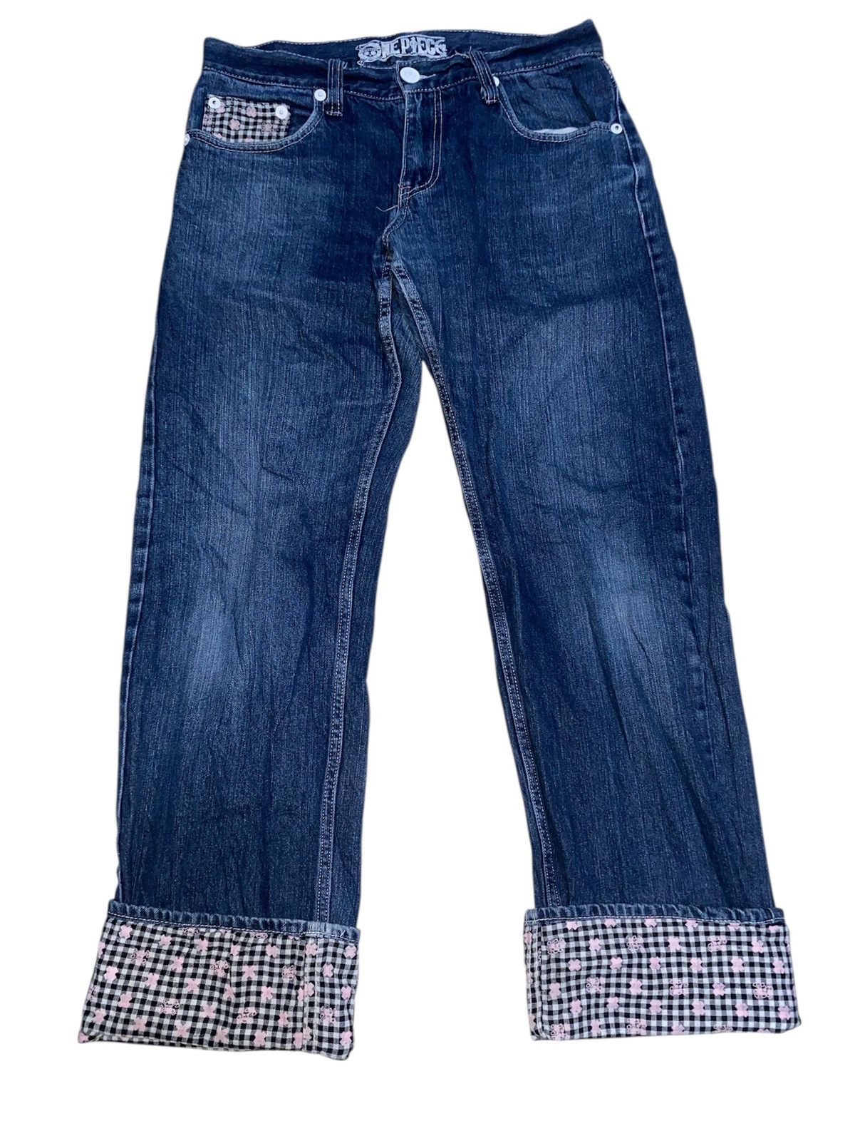 Japanese Brand Vintage One Piece Tony Chopper Evisu Style Jeans Size US 32 / EU 48 - 3 Thumbnail