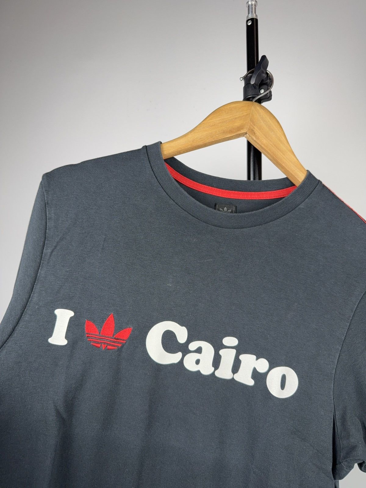 Adidas 00s Adidas Originals I Love Cairo Graphic T-Shirt Grey Size US S / EU 44-46 / 1 - 5 Thumbnail