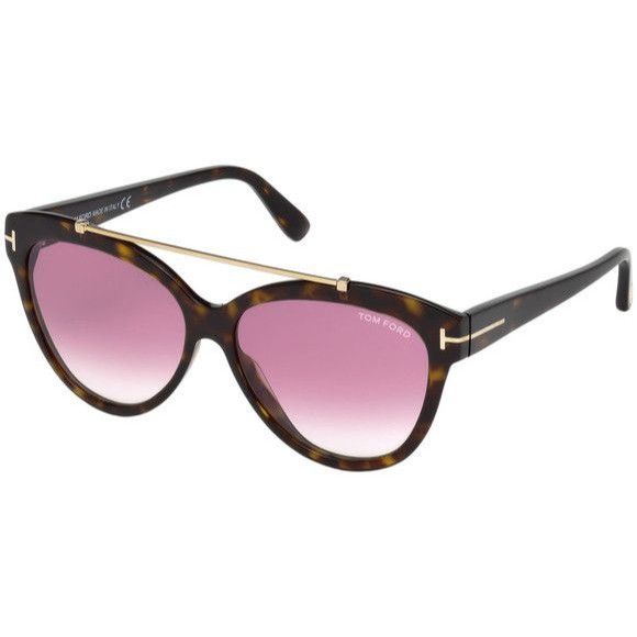 image of NWT Tom Ford Ft0518-52Z-58 Sunglasses in Brown, Women's