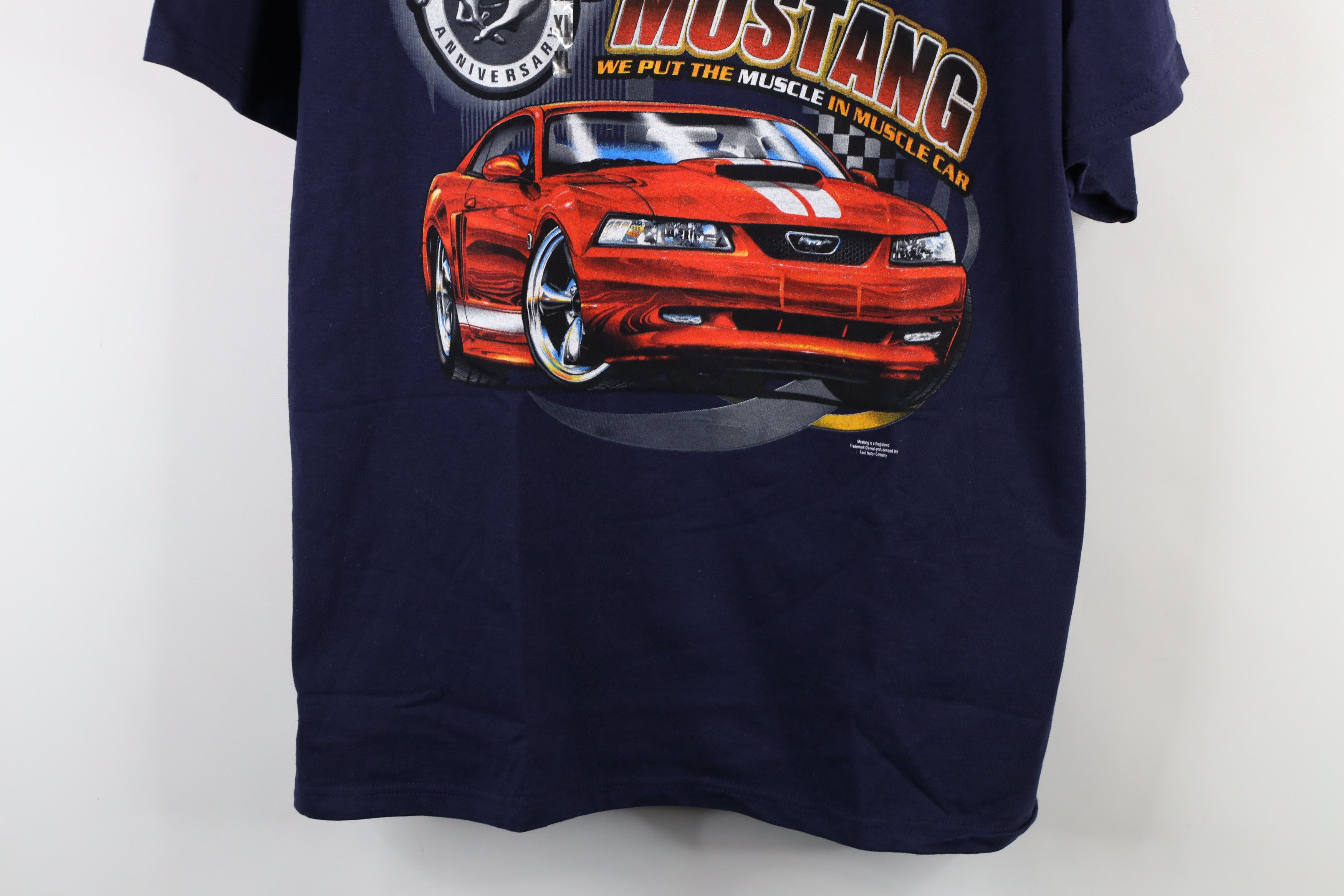 Vintage Deadstock Vintage Y2K 2004 Car 40th Anniversary T-Shirt Size US XL / EU 56 / 4 - 3 Thumbnail
