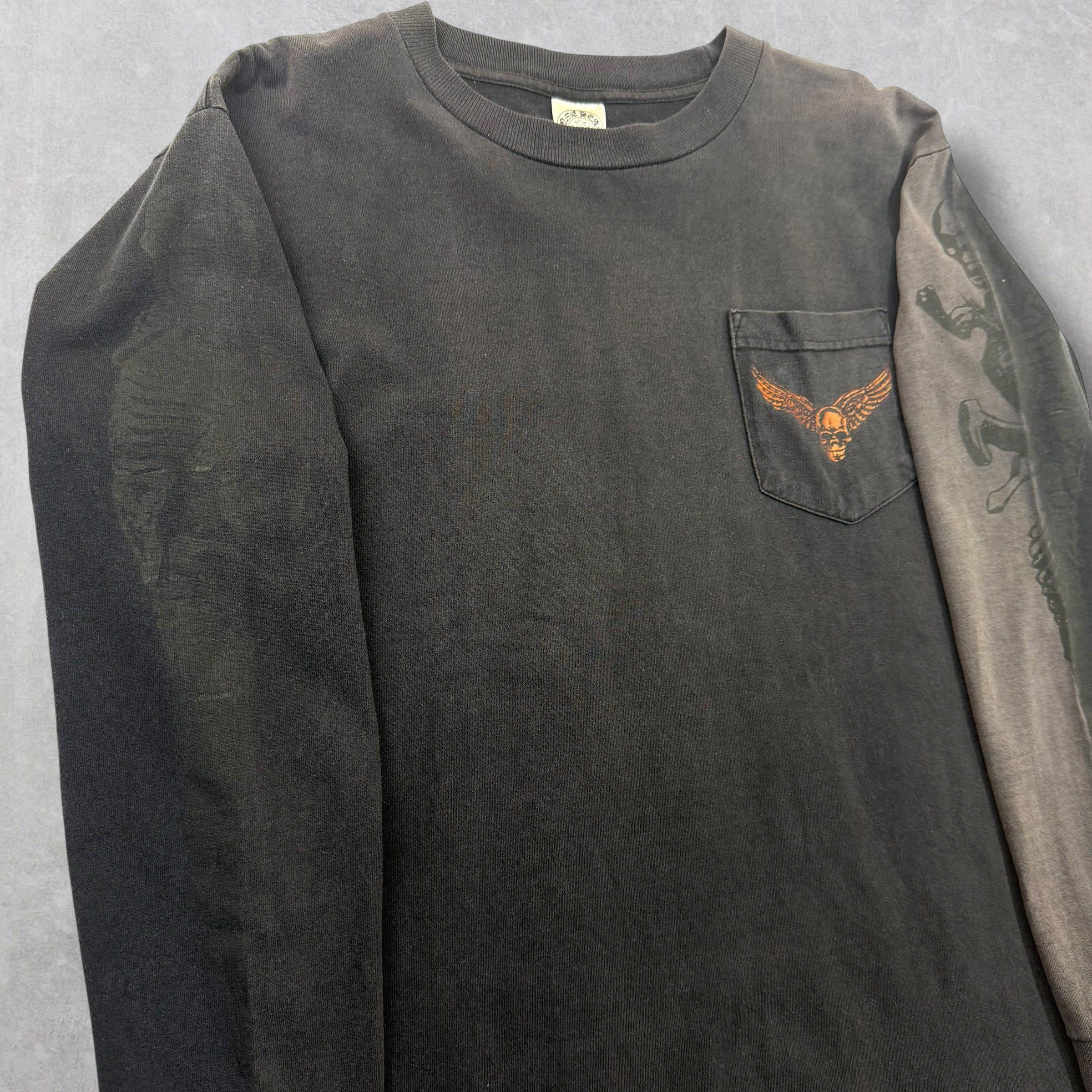 Chrome Hearts Vintage Chrome Hearts Joe Foti Jarvis L/S Tee M Size US M / EU 48-50 / 2 - 4 Thumbnail