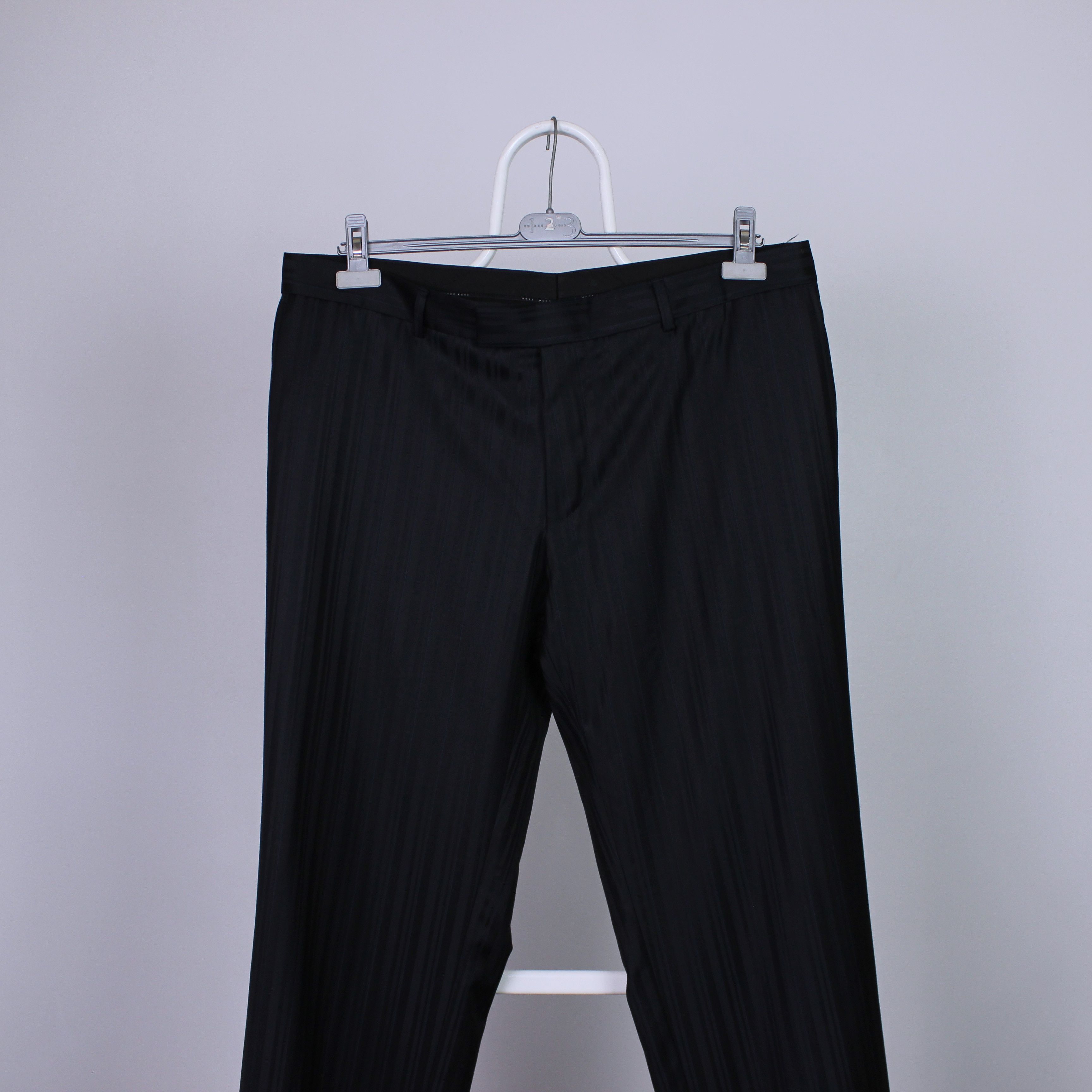 Hugo Boss Hugo Boss suits men full blazer pants black L XL 50 52 Size 52R - 15 Thumbnail