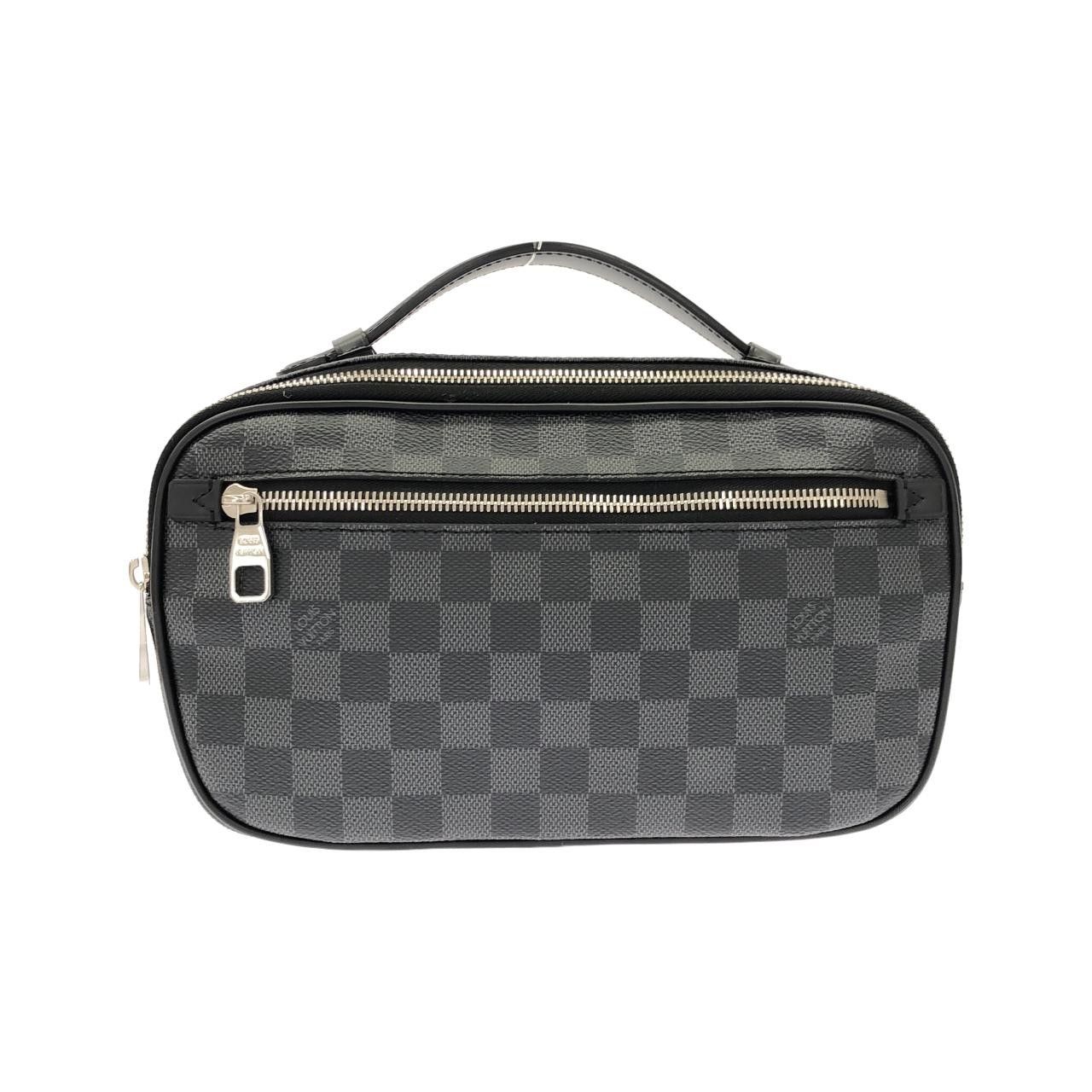 Louis Vuitton Louis Vuitton Louis Vuitton Damier Graphite Shoulder Bag Textile Shoulder Bag N41289 DUTY FREE for USA Size ONE SIZE - 1 Thumbnail