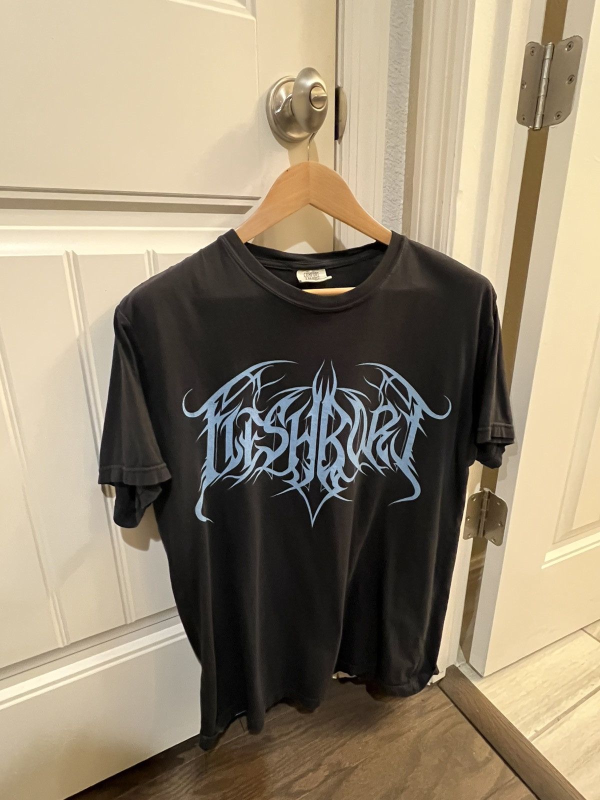 Comfort Colors RARE Official Blue Fleshbore Logo Deathcore Merch T-Shirt Size US M / EU 48-50 / 2 - 2 Thumbnail