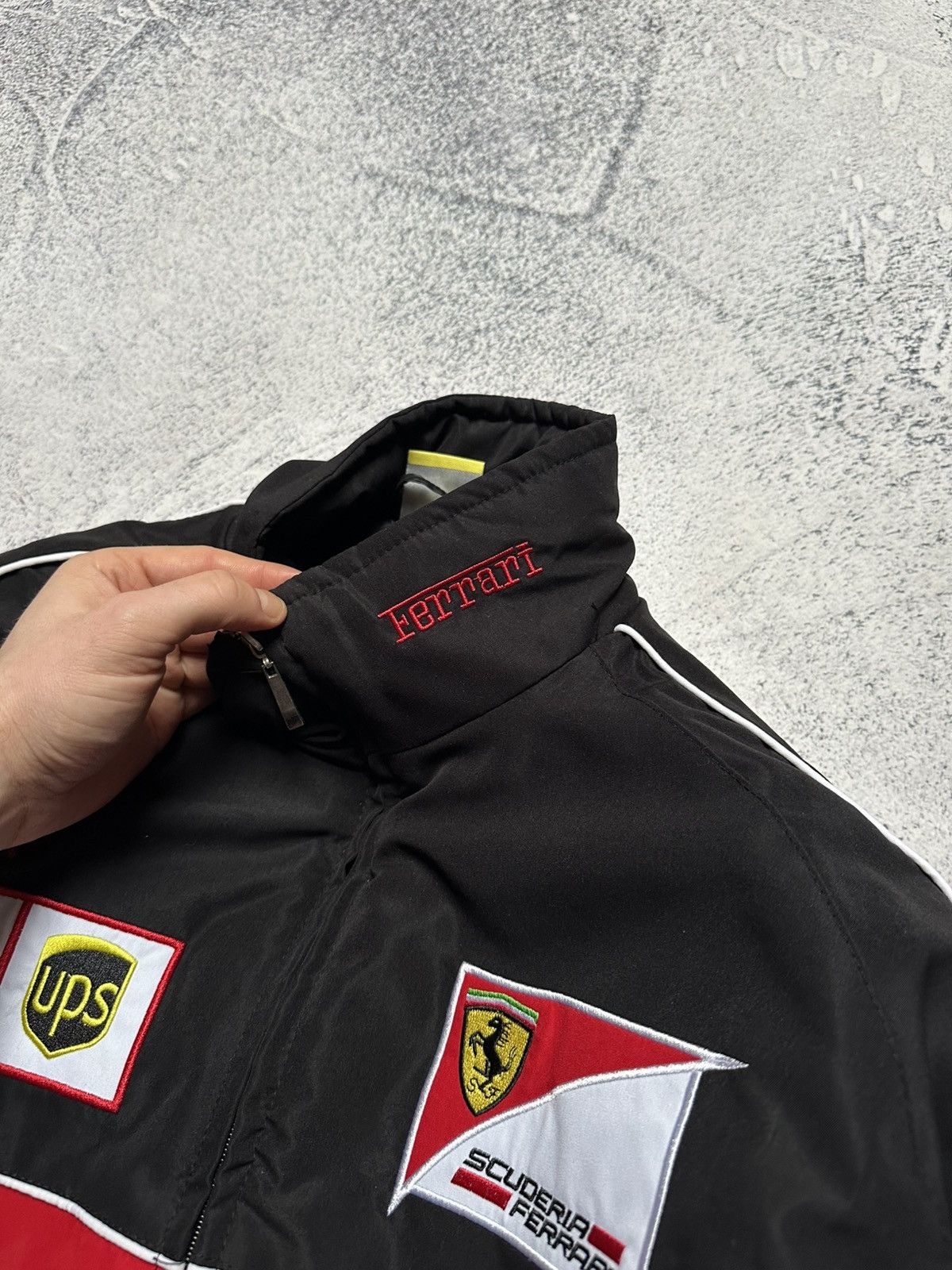 Ferrari Ferarri F1 Team Bomber Jacket Y2K Size US L / EU 52-54 / 3 - 8 Thumbnail