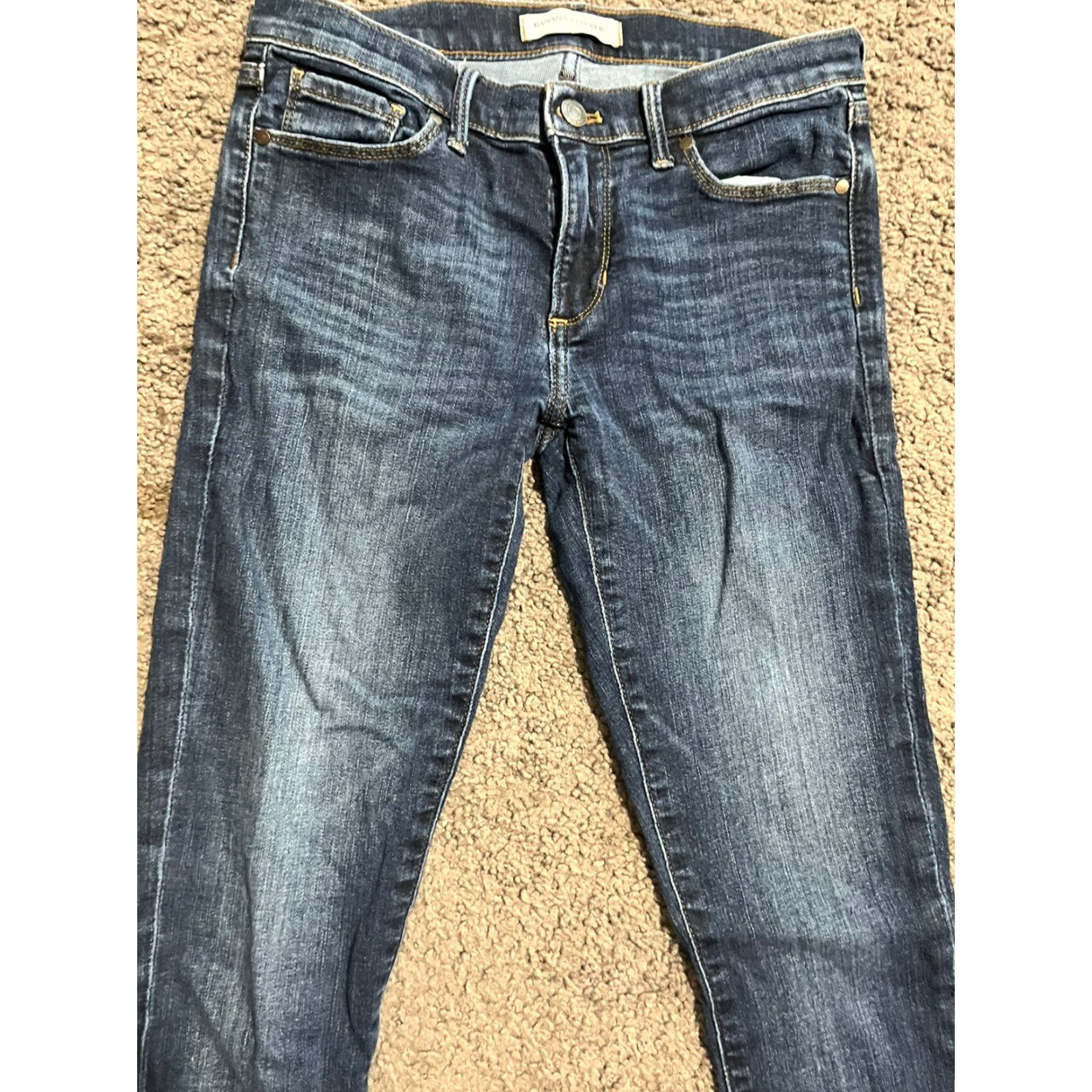 Banana Republic Banana Republic Jeans Skinny Ankle 26 Women's Medium Wash Blue Denim Cotton Blend Low Rise 27 Inseam Pockets Stretch Regular Size Type Womens Size 26" / US 2 / IT 38 - 4 Thumbnail