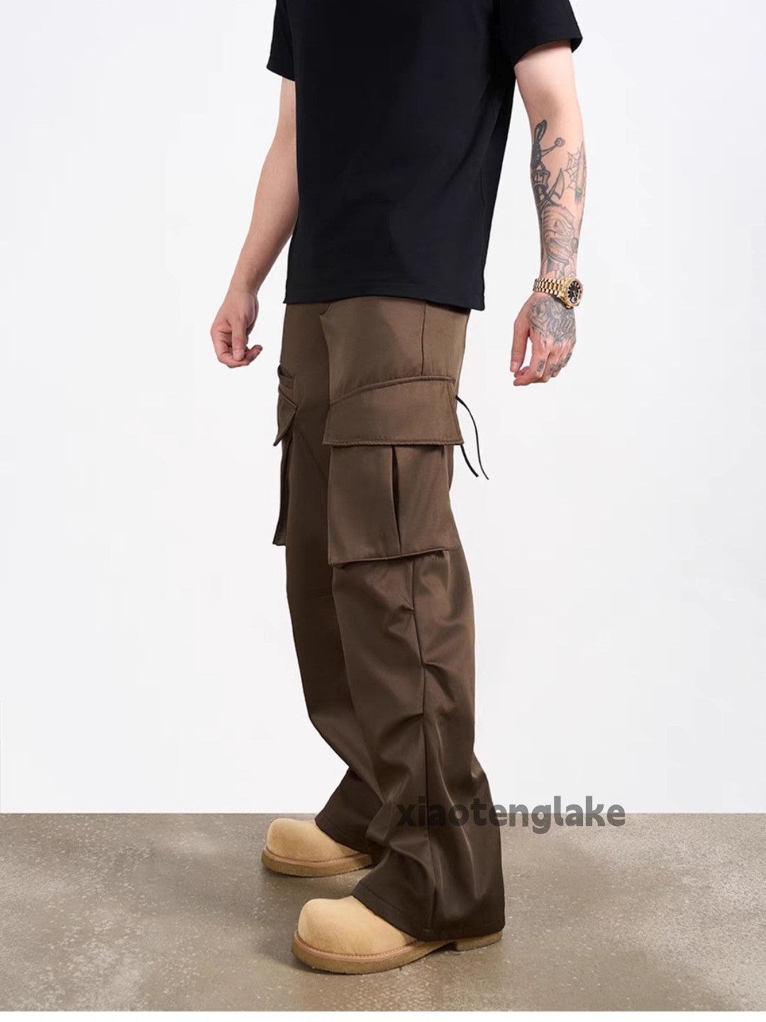 Designer × Vintage utility military outdoor sports pleated cargo baggy pants Size US 32 / EU 48 - 1 Thumbnail