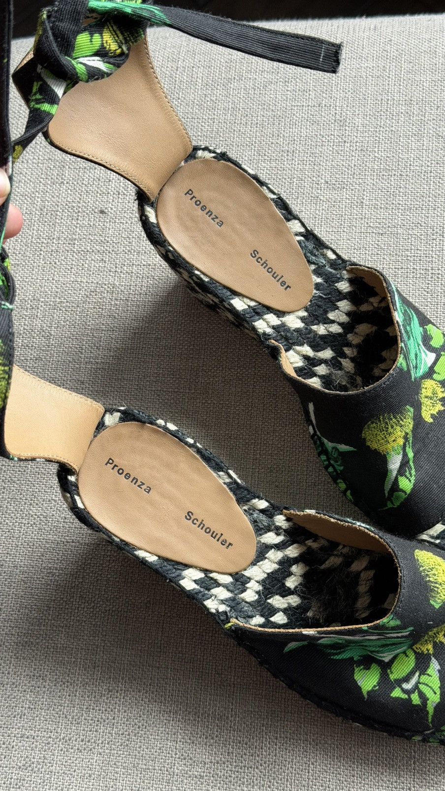 Proenza Schouler Proenza Schouler Peep Toe Wedge Heels Size 35 Size US 5 / IT 35 - 8 Thumbnail