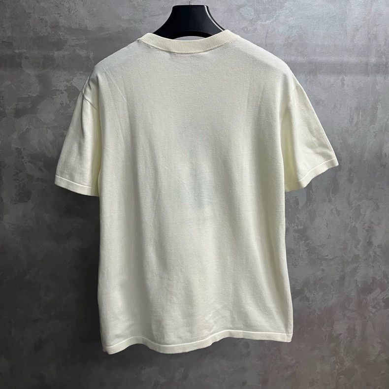 Louis Vuitton Louis Vuitton White Straight Crew Neck Logo Printed Pullov Size US M / EU 48-50 / 2 - 5 Thumbnail