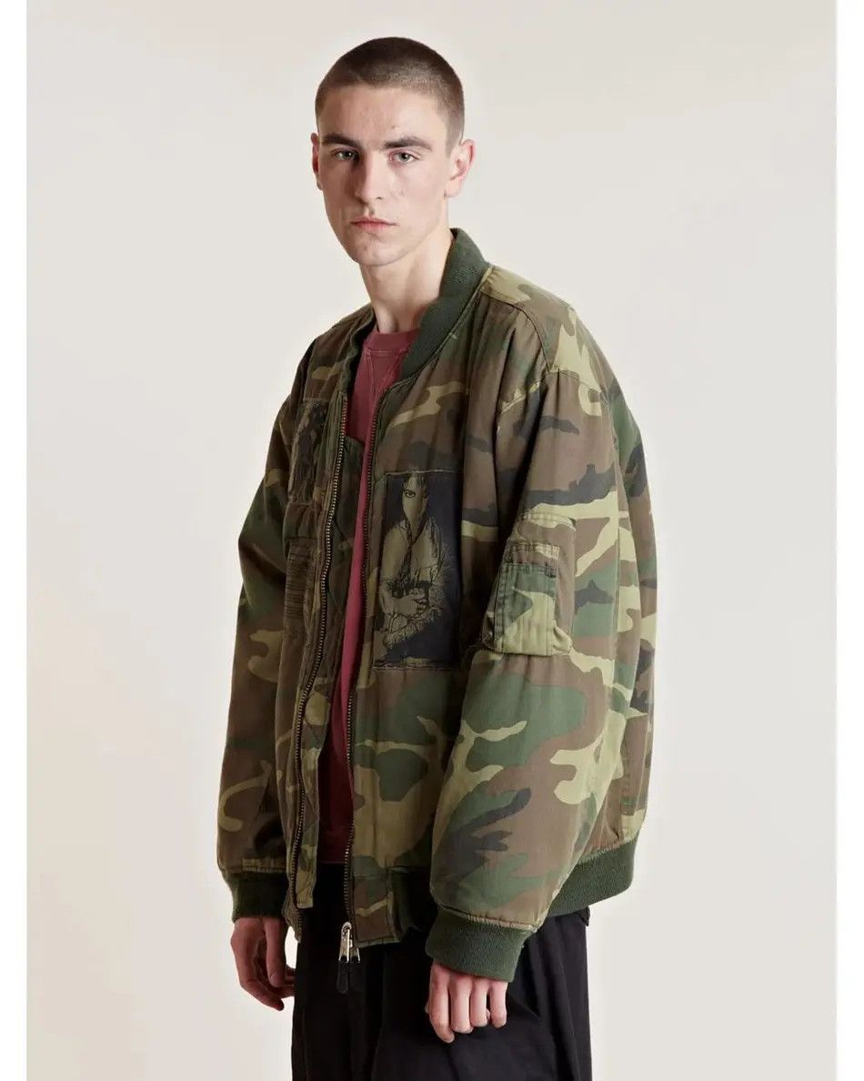 Fostex Garments 3XL vintage woodland camo MA-1 Size US XXL / EU 58 / 5 - 3 Thumbnail