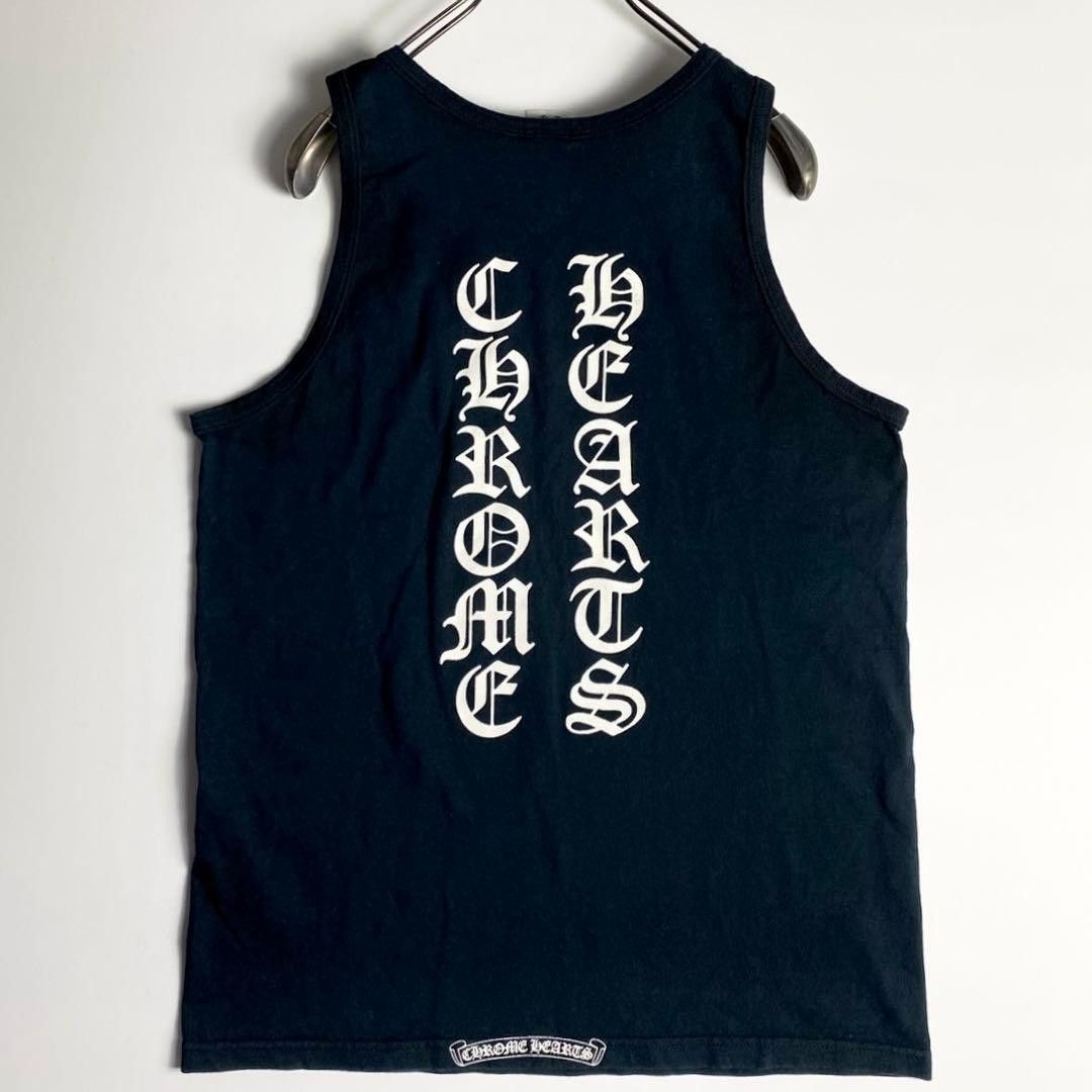 Chrome Hearts CHROME HEARTS Logo Printed Tank Top Navy S Size US S / EU 44-46 / 1 - 6 Thumbnail