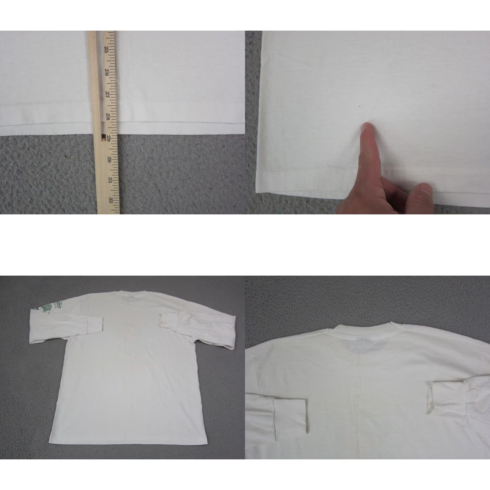 Fruit Of The Loom VINTAGE St Patricks Day Shirt Mens XL White Single Stitch USA 90s Size US XL / EU 56 / 4 - 9 Thumbnail